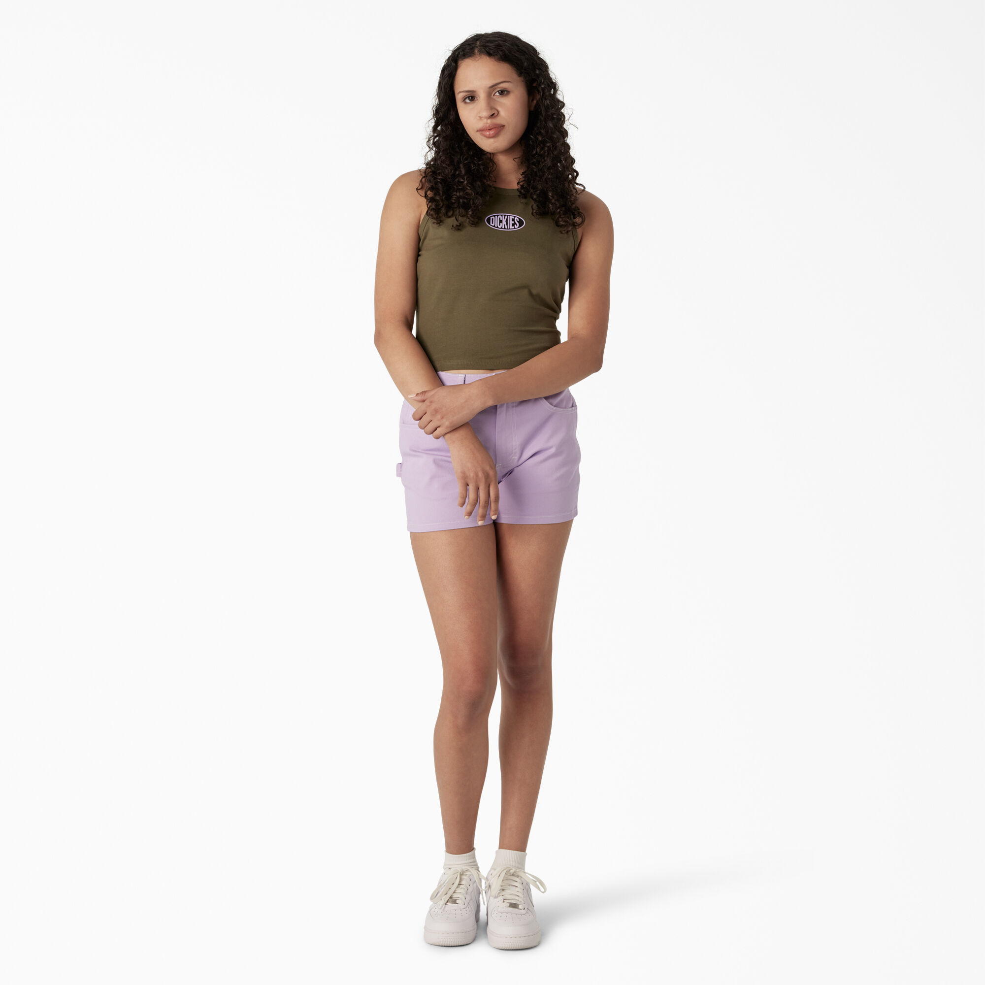 Women's Racerback Cropped Tank Top