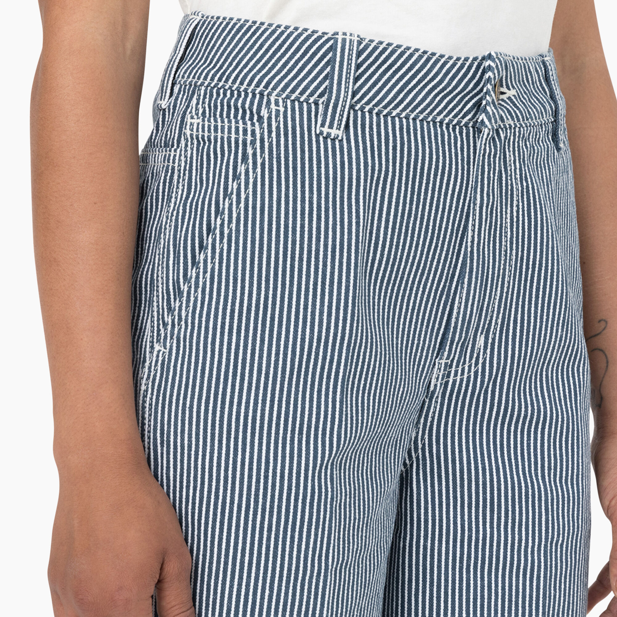 Women's Regular Fit Hickory Stripe Pants