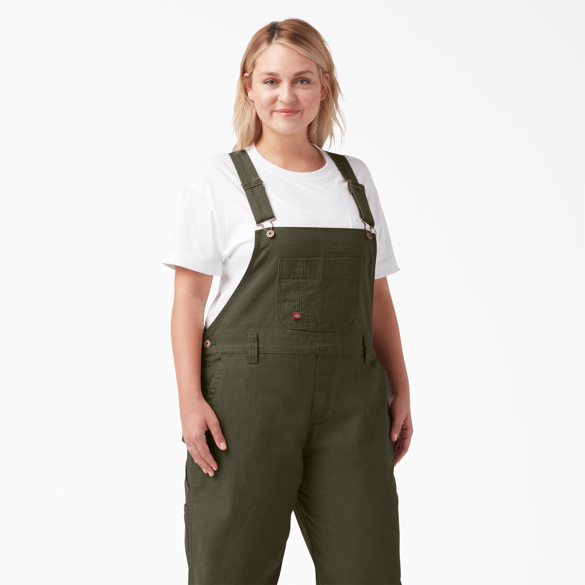 Women's Plus Relaxed Fit Bib Overalls