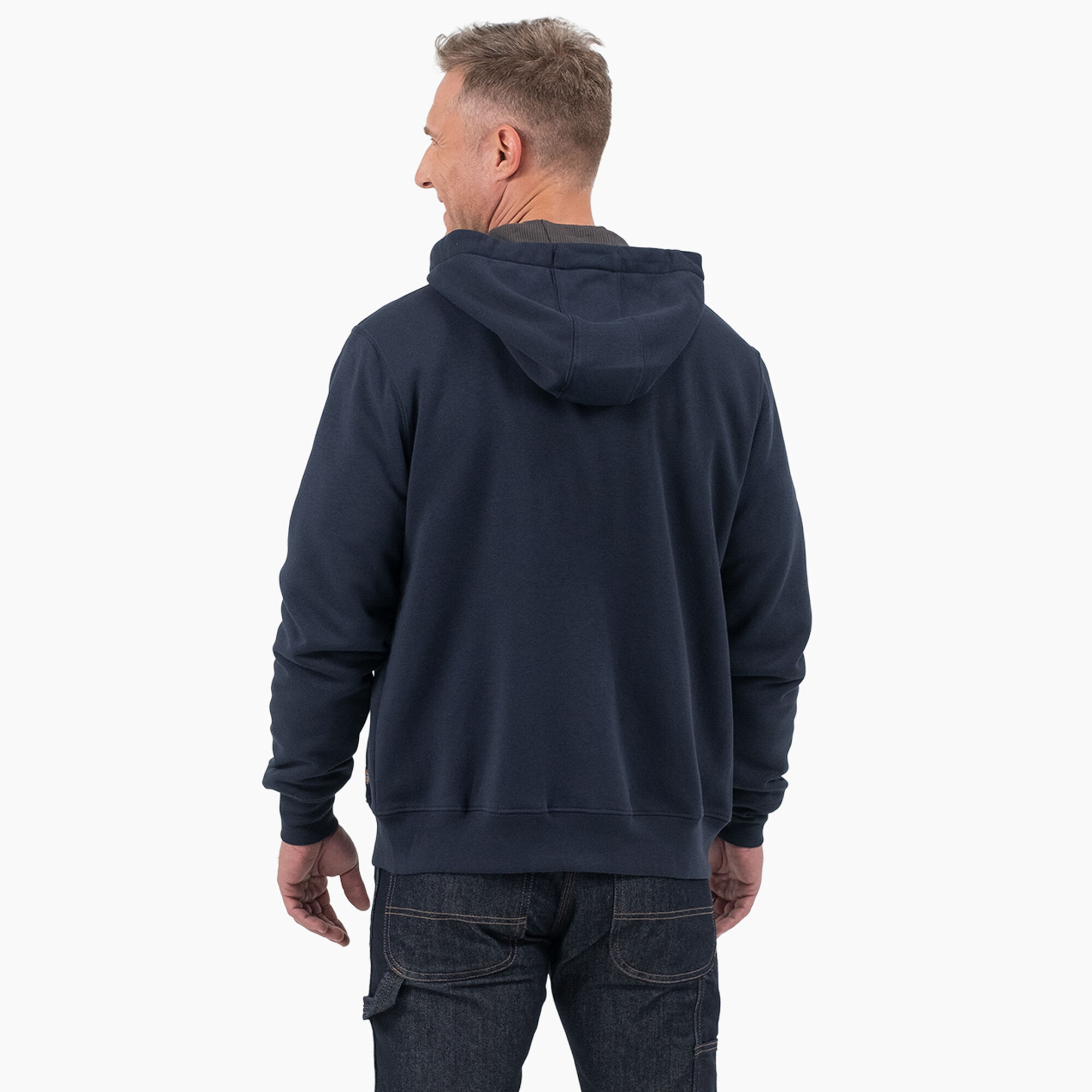 Thermal Lined Full-Zip Fleece Hoodie