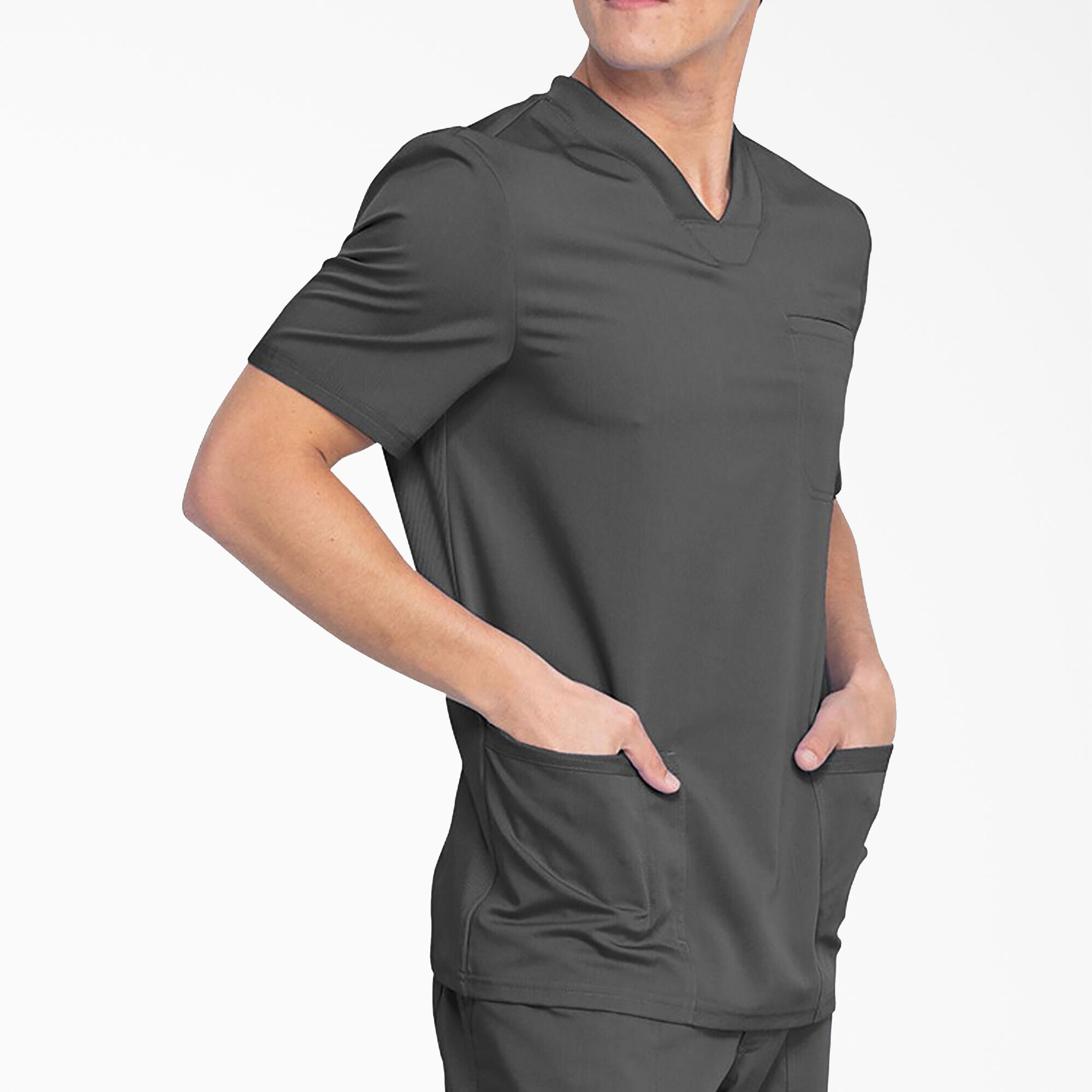 Men's Balance V-Neck Scrub Top with Patch Pockets