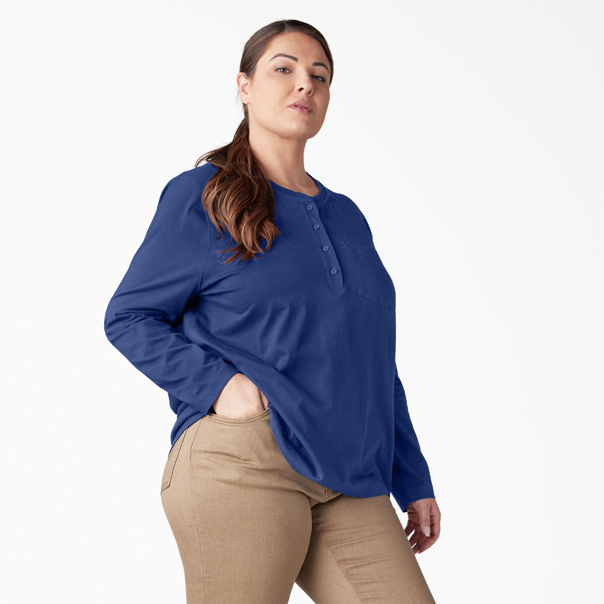Women's Plus Heavyweight Henley