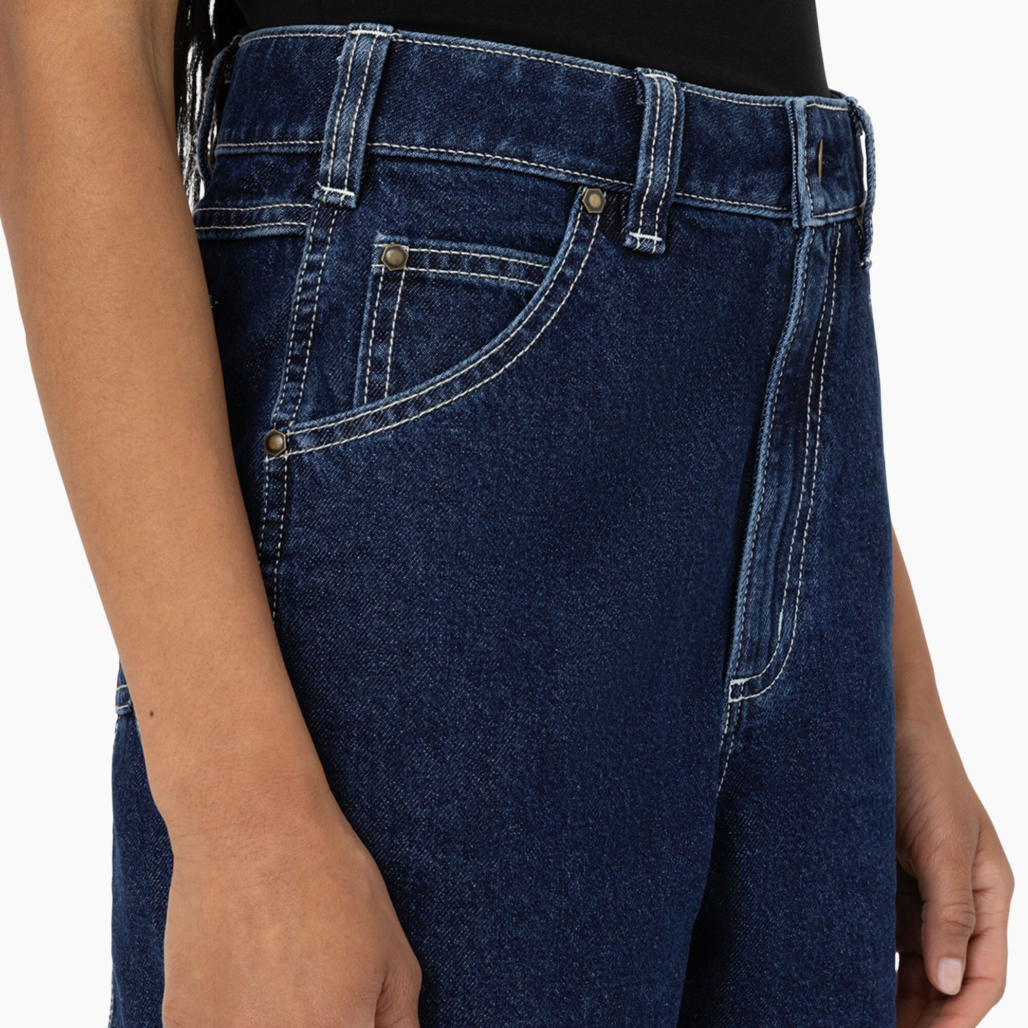 Women's Carpenter Jean Shorts, 5
