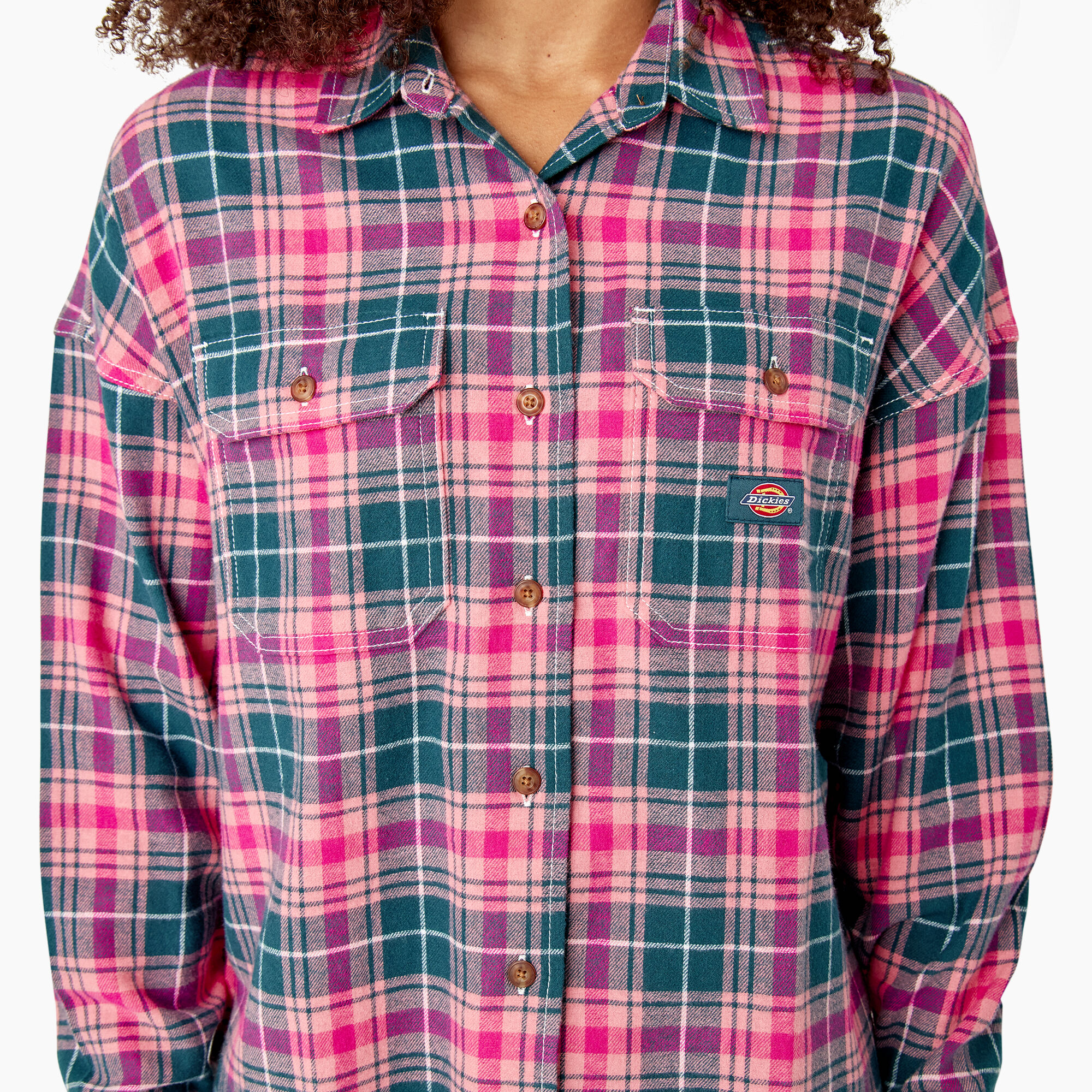 Women's Long Sleeve Flannel Shirt