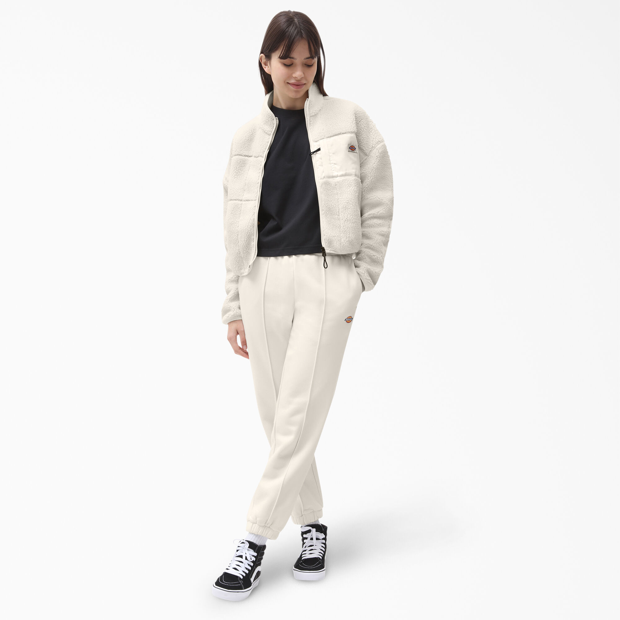 Women's Red Chute Fleece Jacket