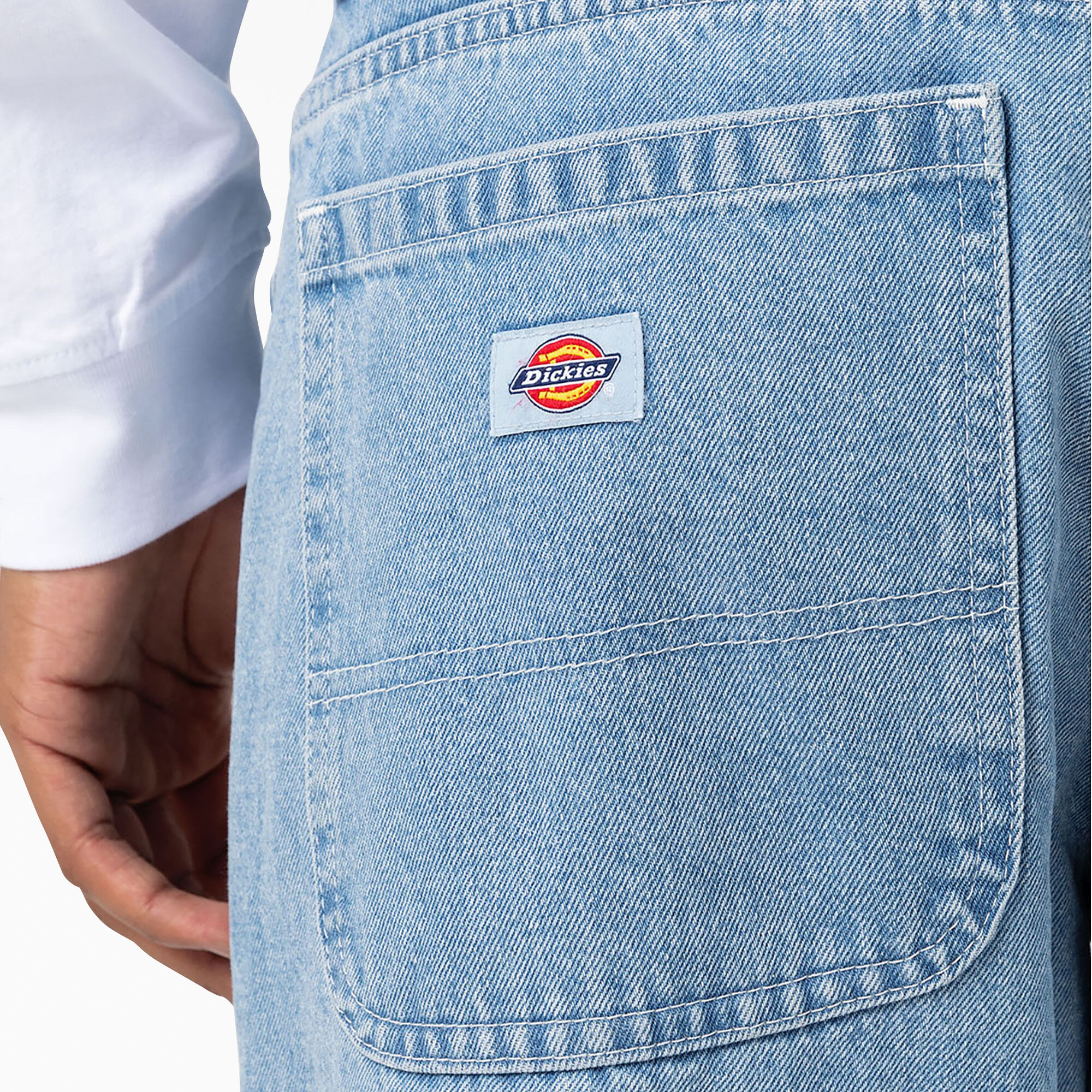 Loose Fit Double Knee Jeans