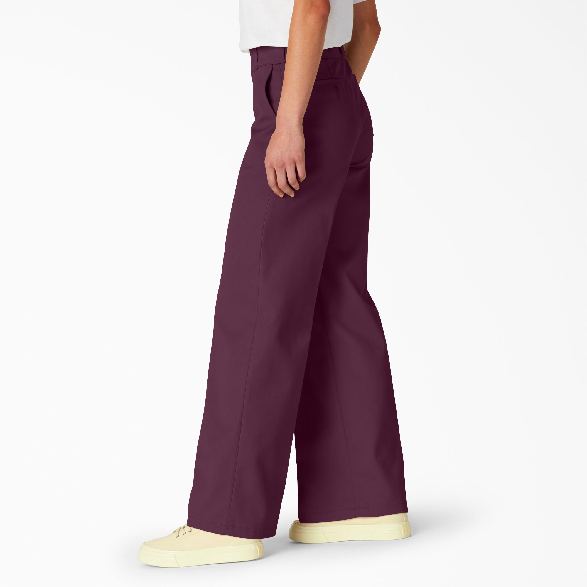 Women's Regular Fit Wide Leg Work Pants