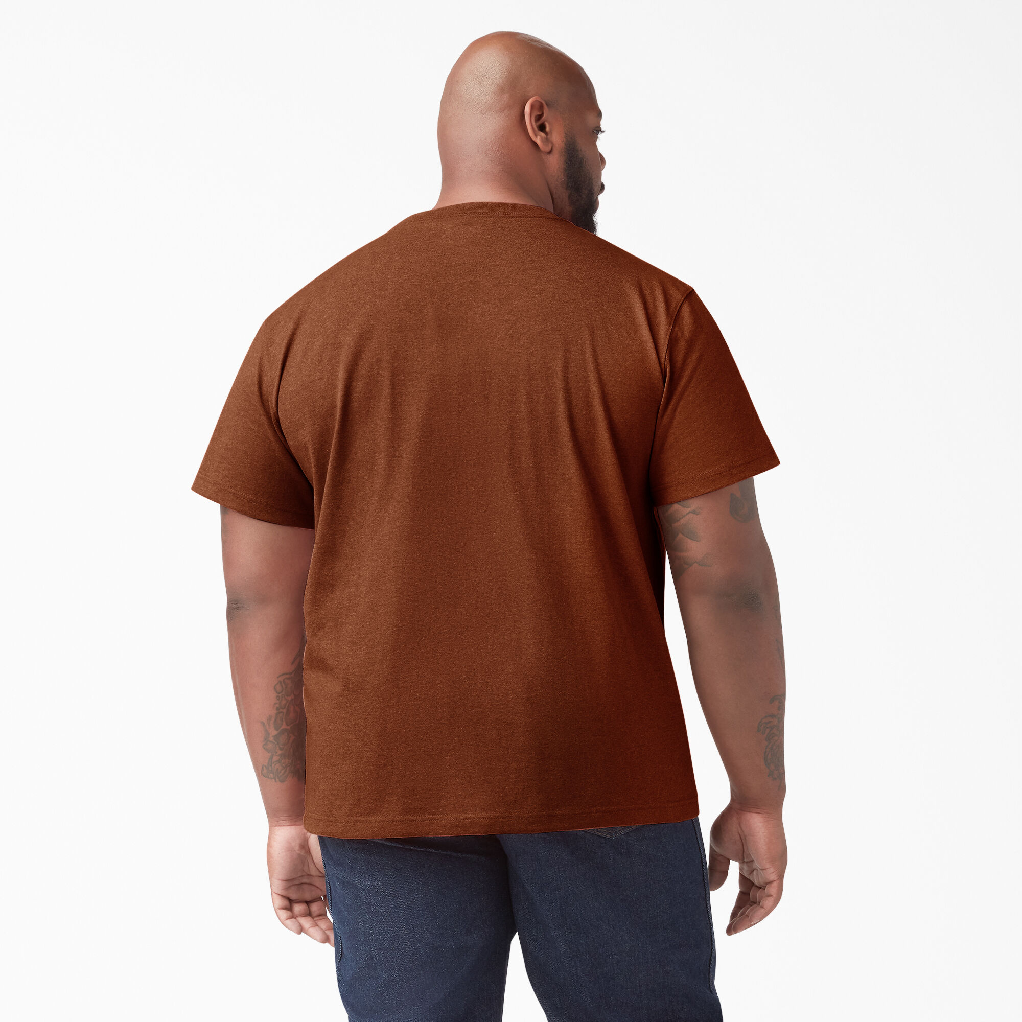 Heavyweight Heathered Short Sleeve Pocket T-Shirt