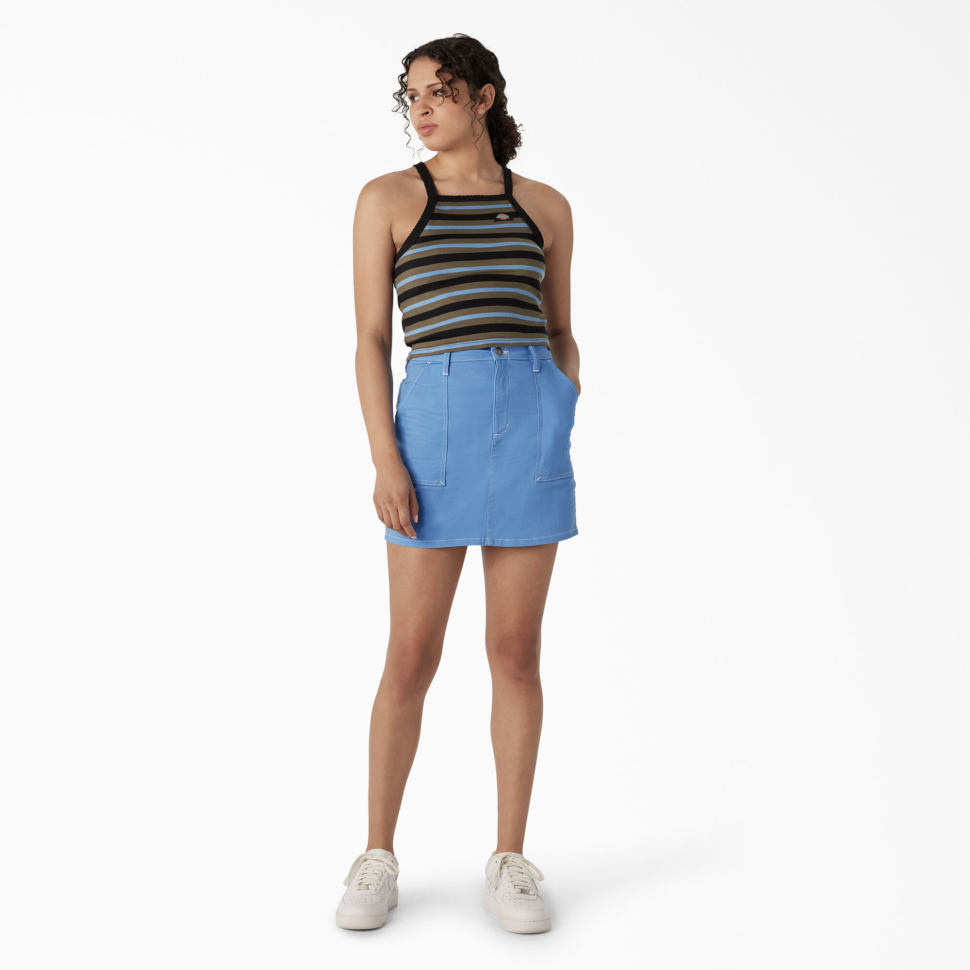 Women's Rib Knit Cropped Tank Top