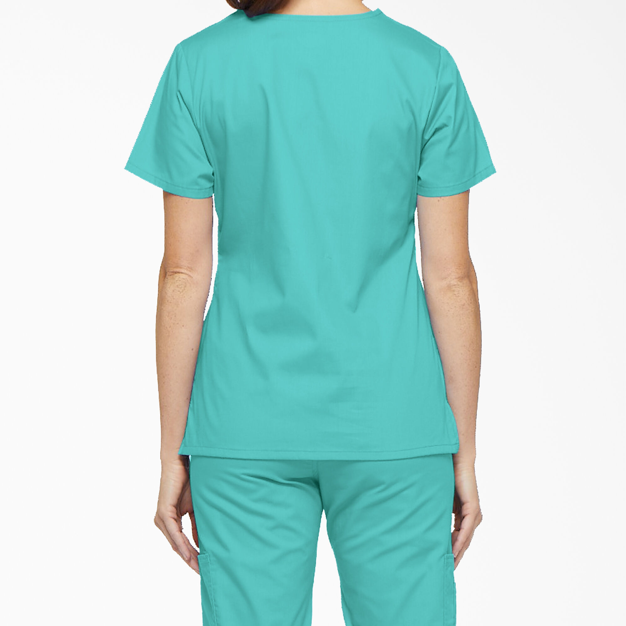 Women's EDS Signature Mock Wrap Scrub Top