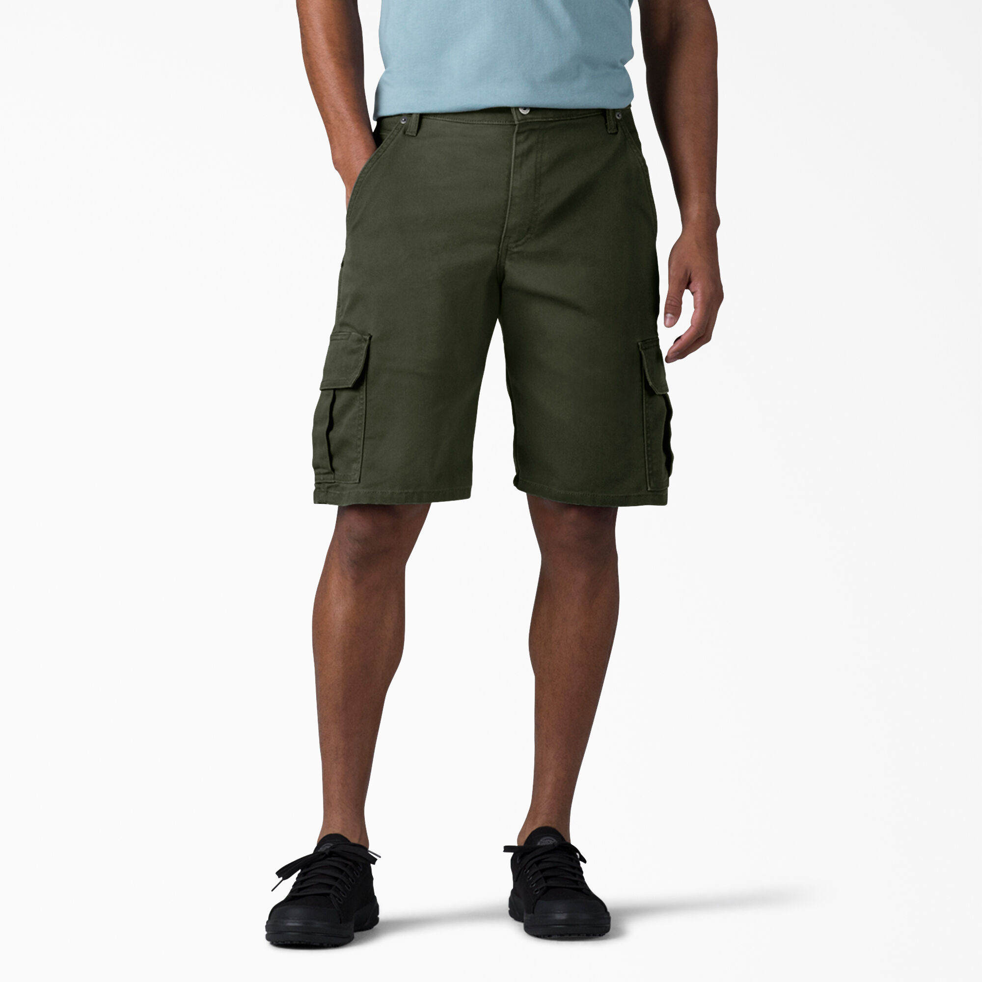 FLEX Relaxed Fit Duck Cargo Shorts, 11