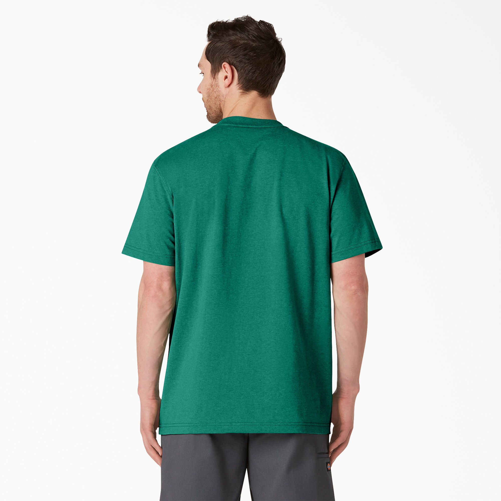 Heavyweight Heathered Short Sleeve Pocket T-Shirt
