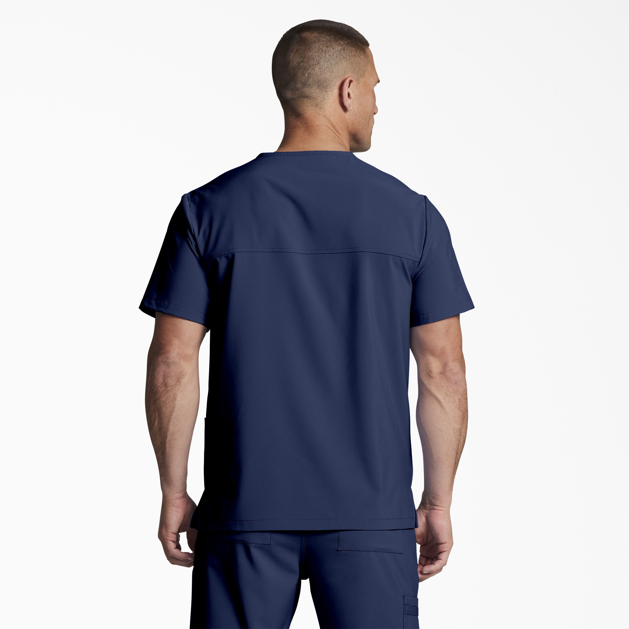 Unisex EDS Essentials V-Neck Scrub Top
