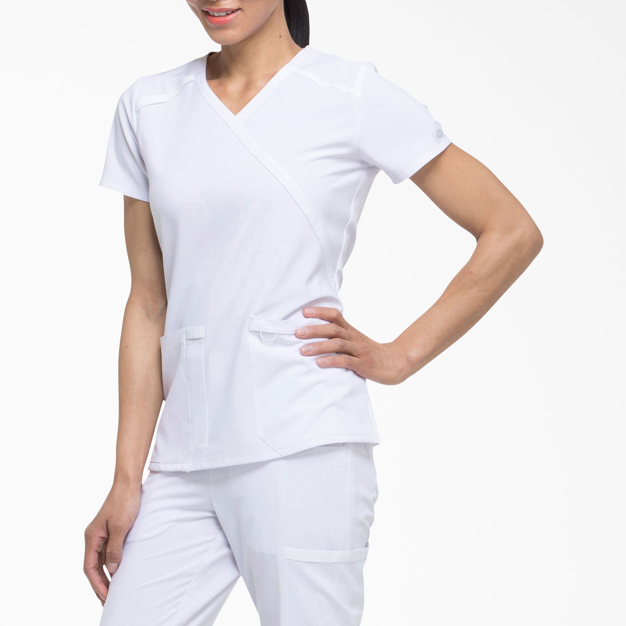 Women's EDS Essentials Mock Wrap Scrub Top