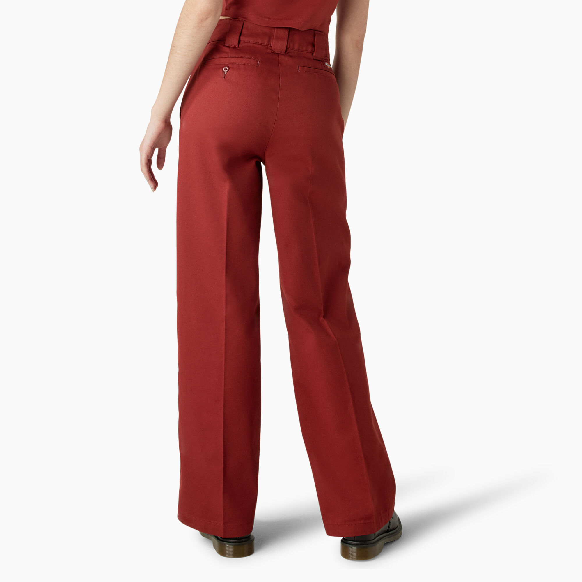 Women's Regular Fit Wide Leg Work Pants