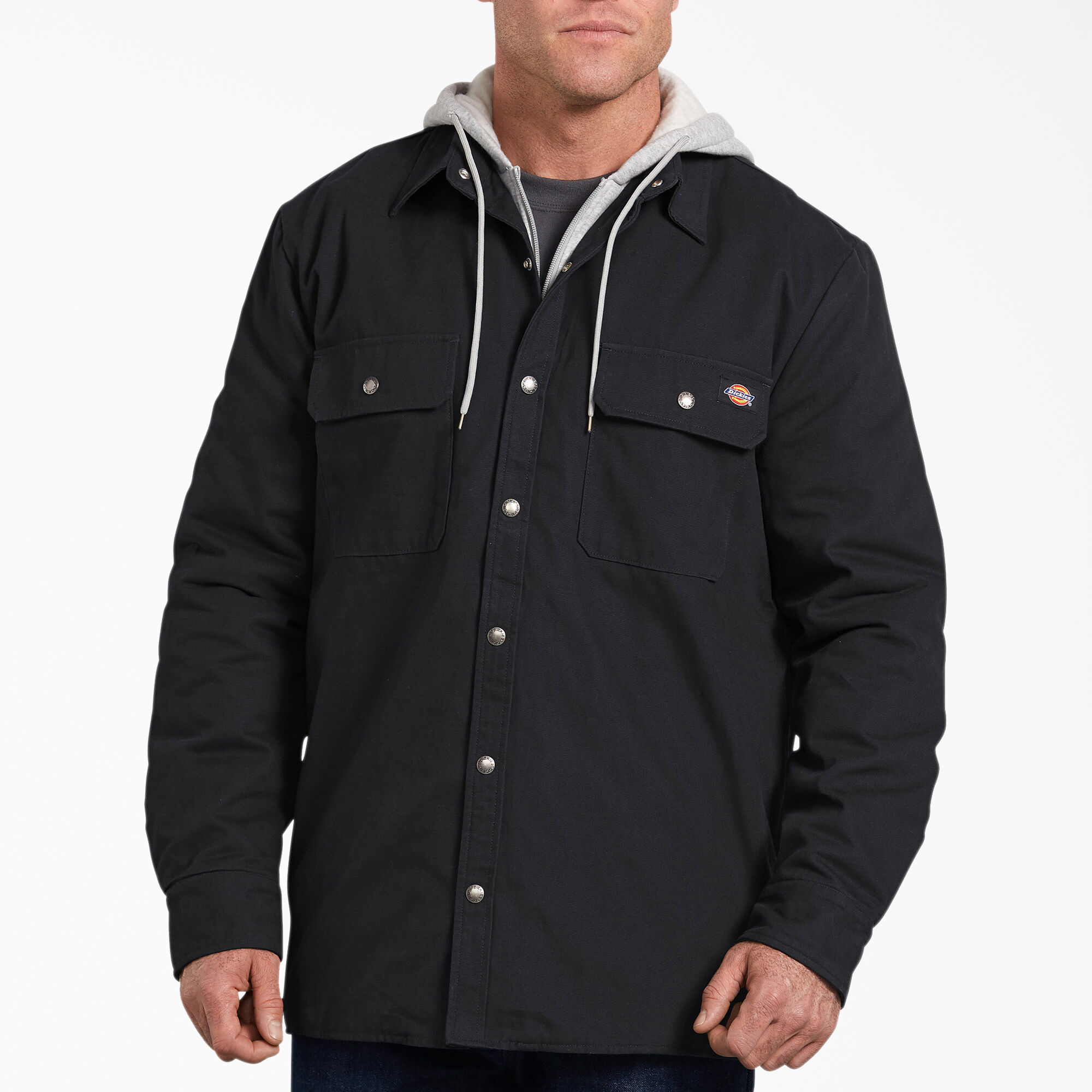 Duck Hooded Shirt Jacket