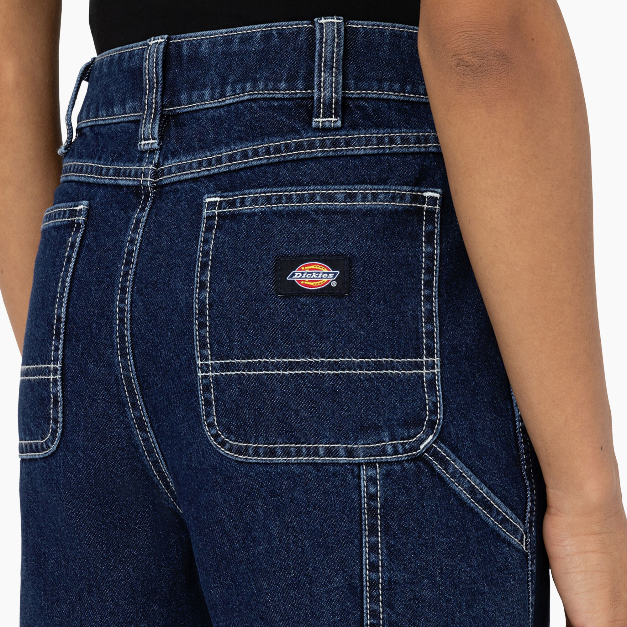 Women's Carpenter Jean Shorts, 5