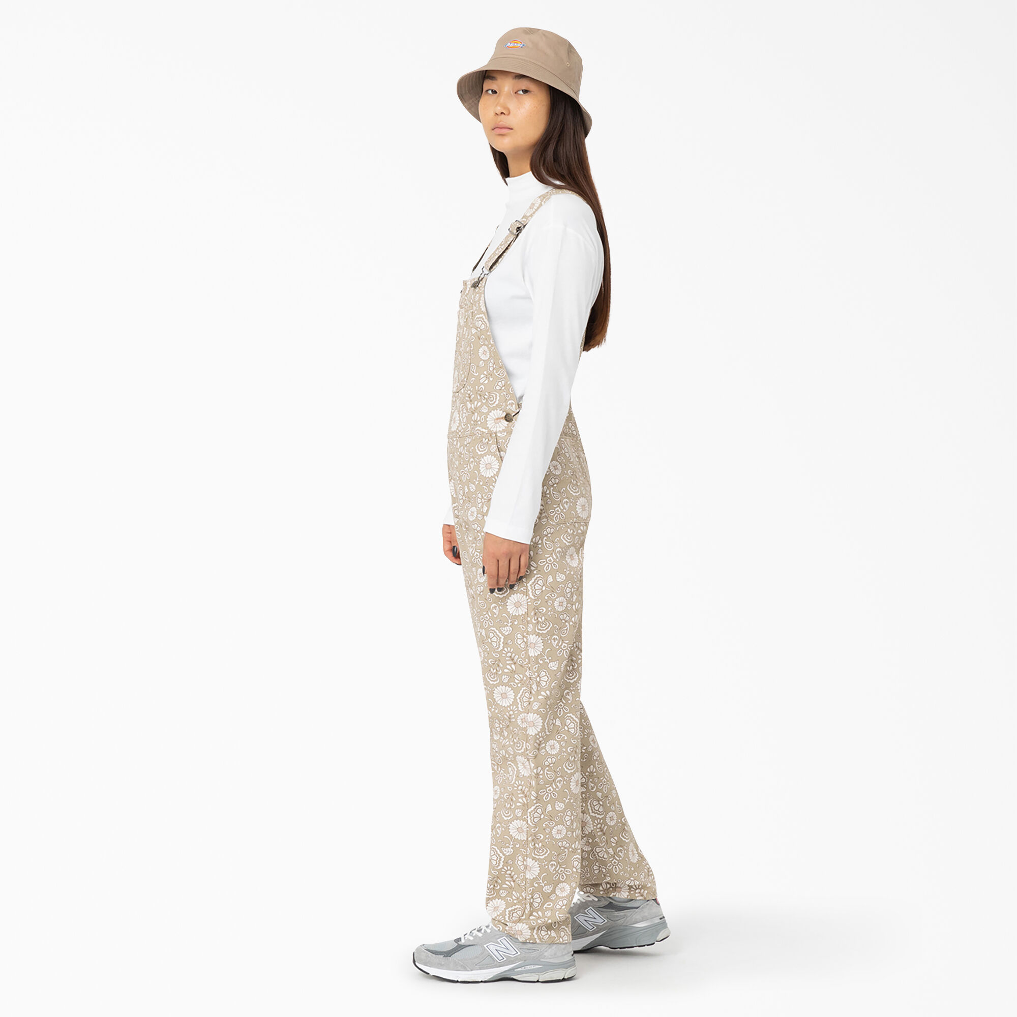 Women's Ellis Floral Duck Canvas Overalls