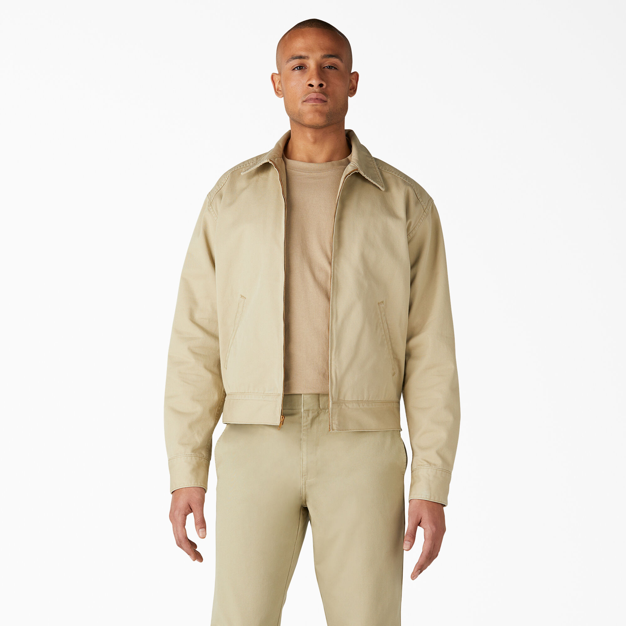 Dickies 1922 Gas Station Twill Jacket, Rinsed Tan