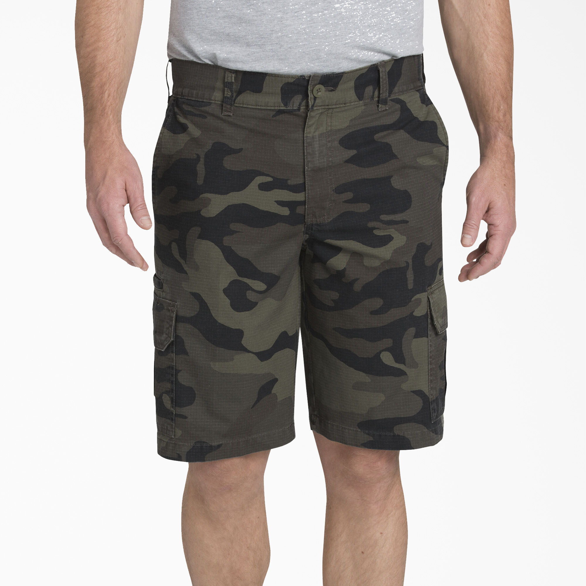 Relaxed Fit Ripstop Cargo Shorts, 11