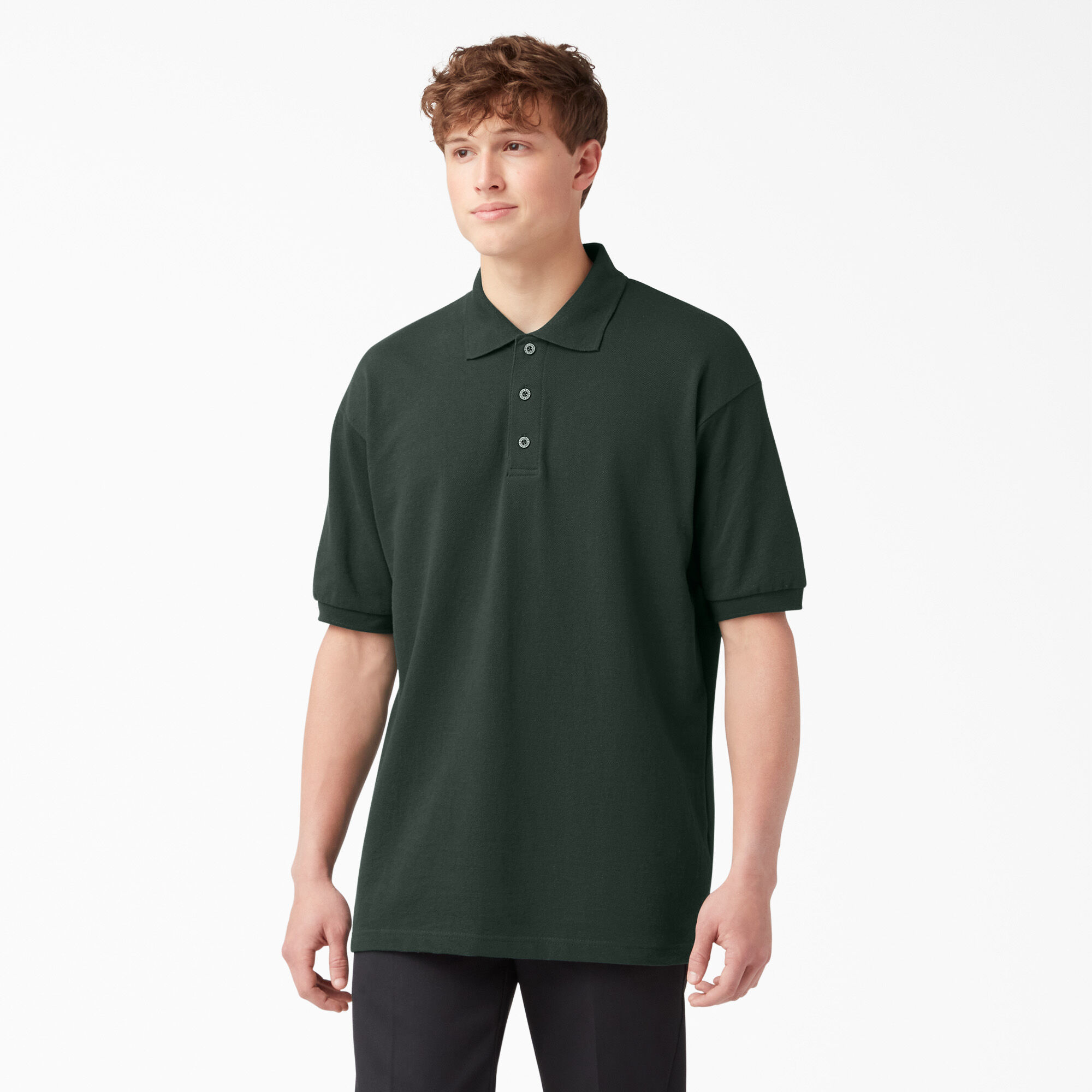 Adult Size Piqué Short Sleeve Polo
