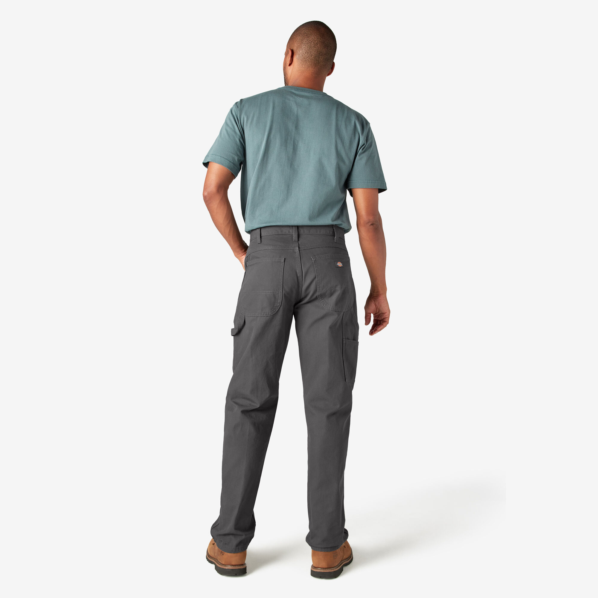 Relaxed Fit Heavyweight Duck Carpenter Pants, Rinsed Slate