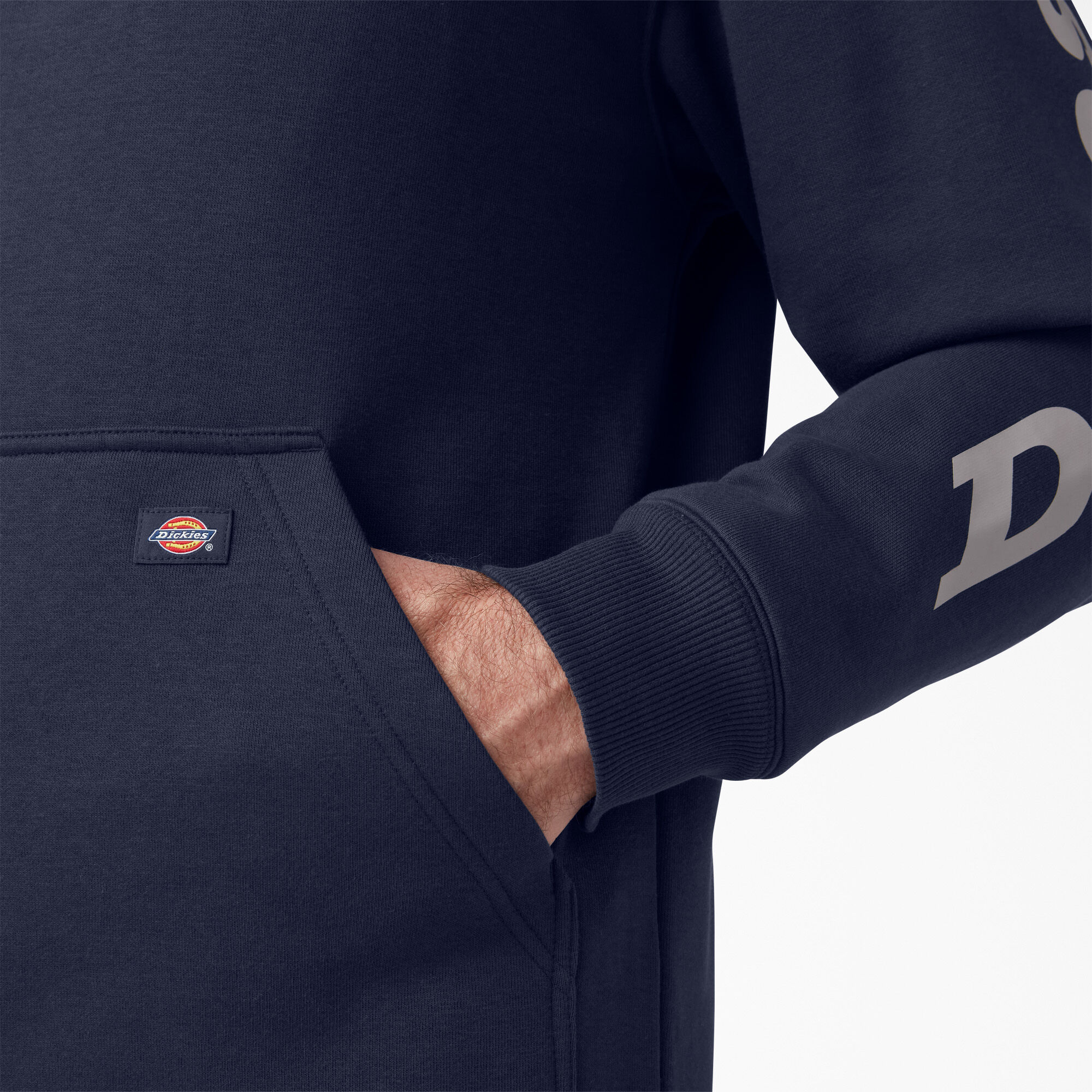 Water Repellent Logo Sleeve Hoodie