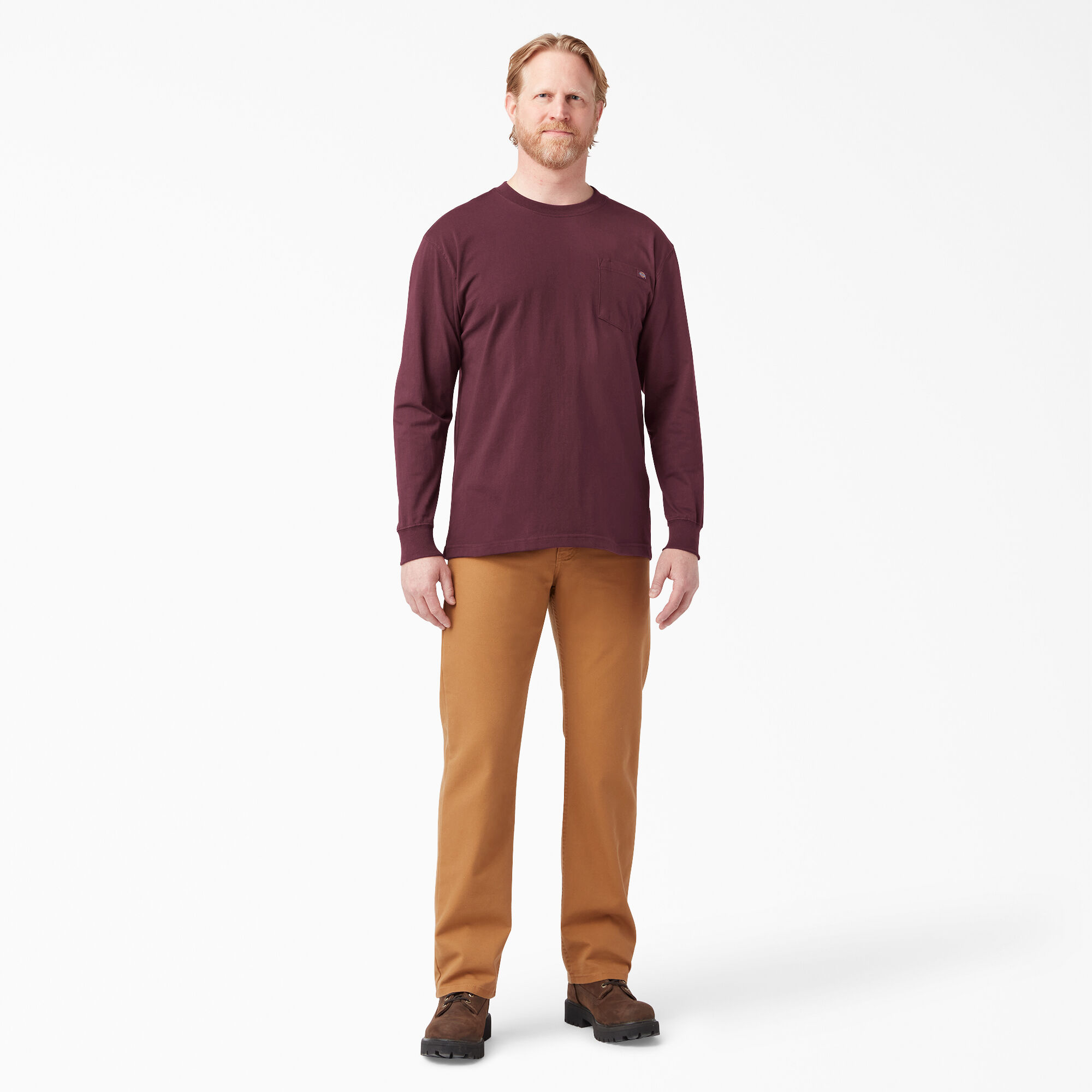 Heavyweight Long Sleeve Pocket T-Shirt