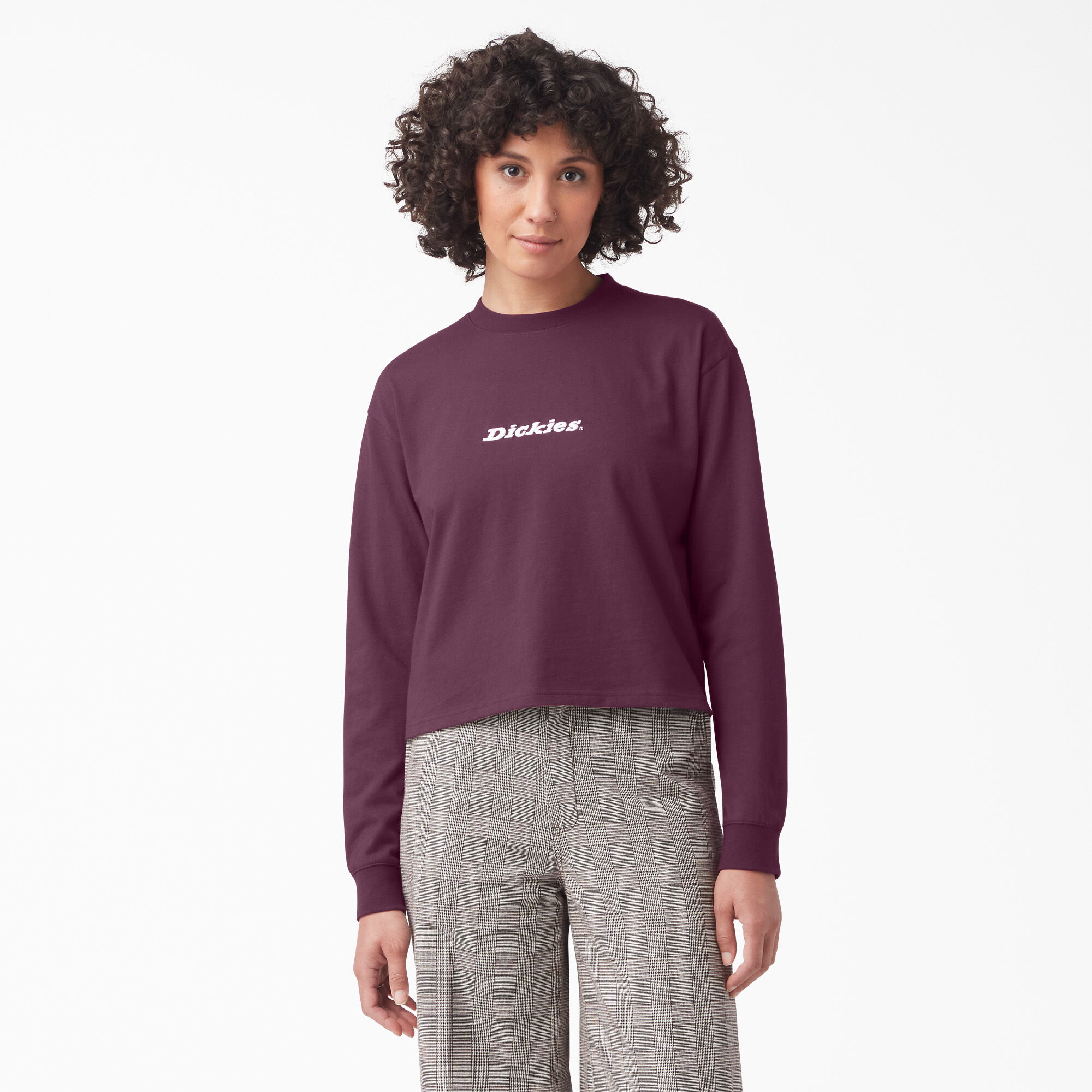 Women's Loretto Long Sleeve Cropped T-Shirt