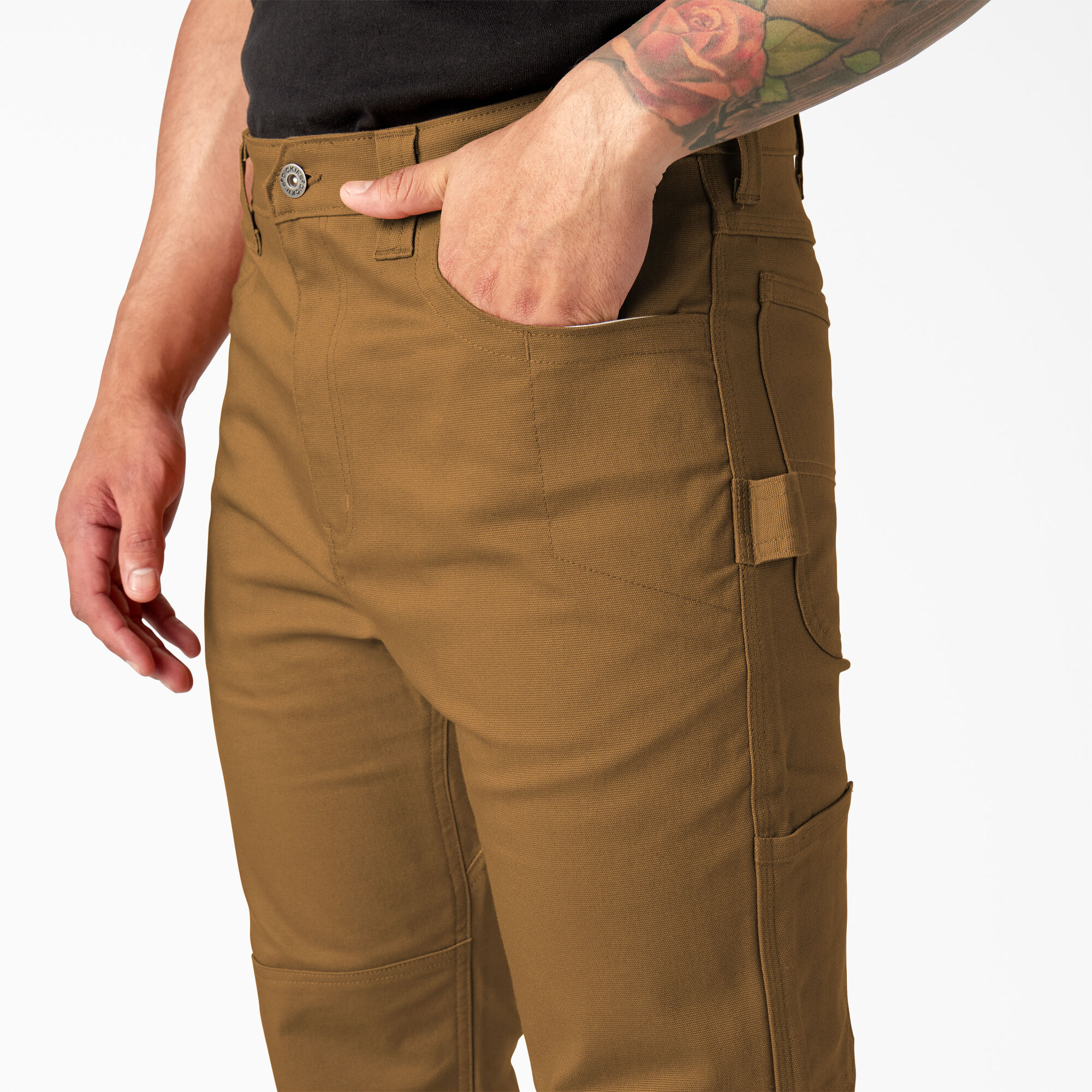 Slim Fit Duck Canvas Double Knee Pants