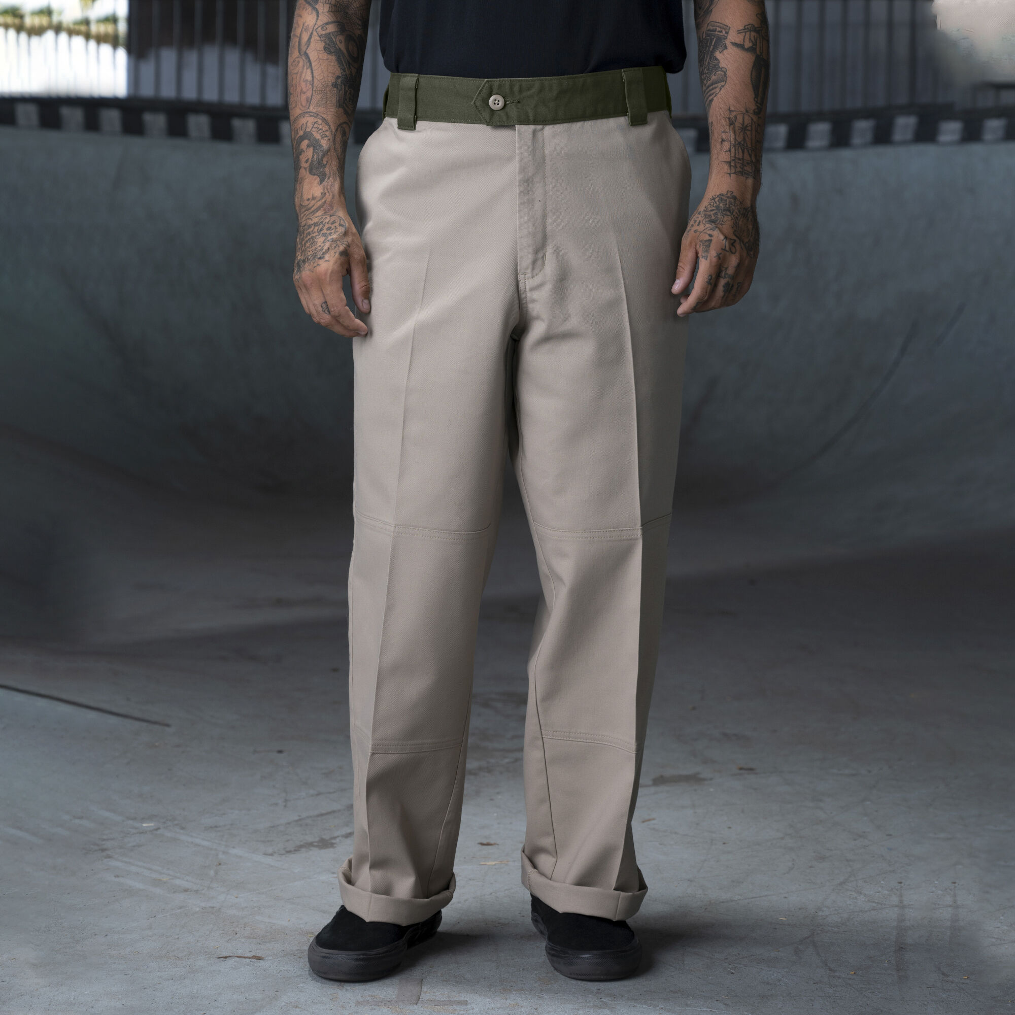 Ronnie Sandoval Loose Fit Double Knee Pants