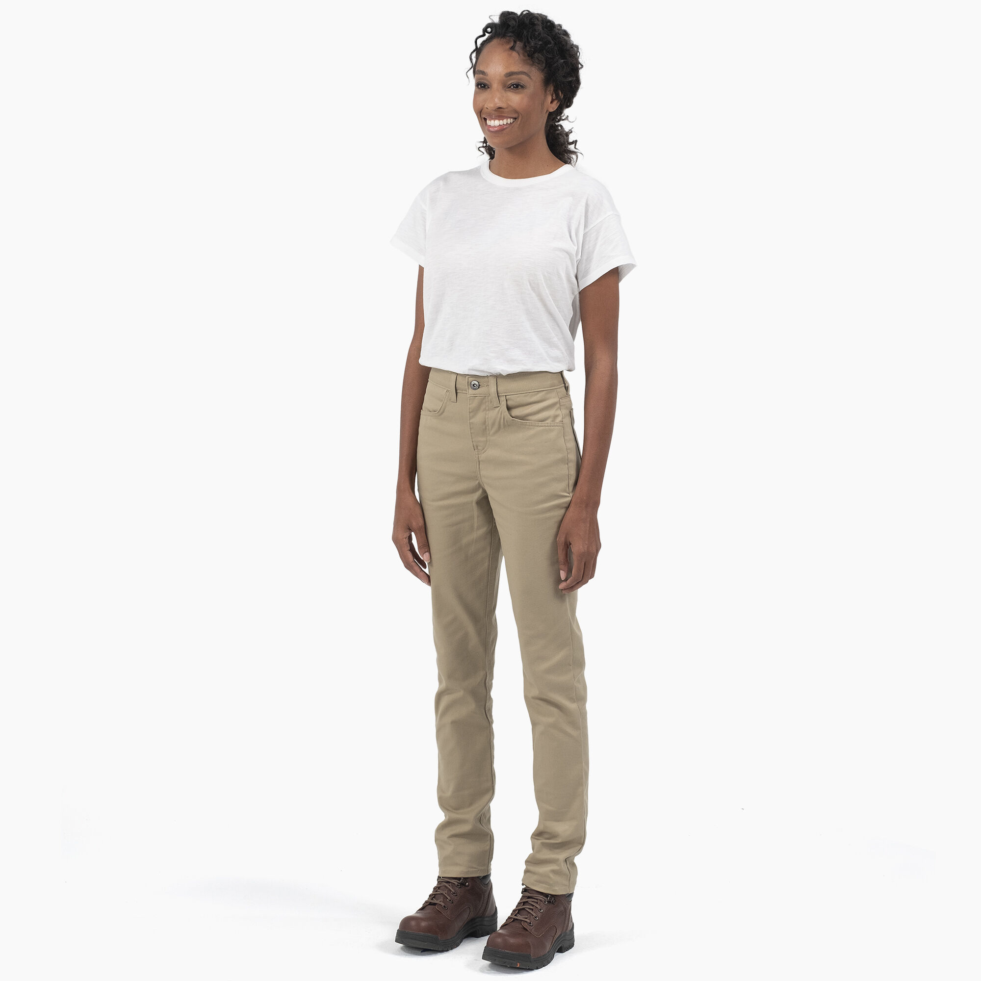Women's High Rise Skinny Twill Pants