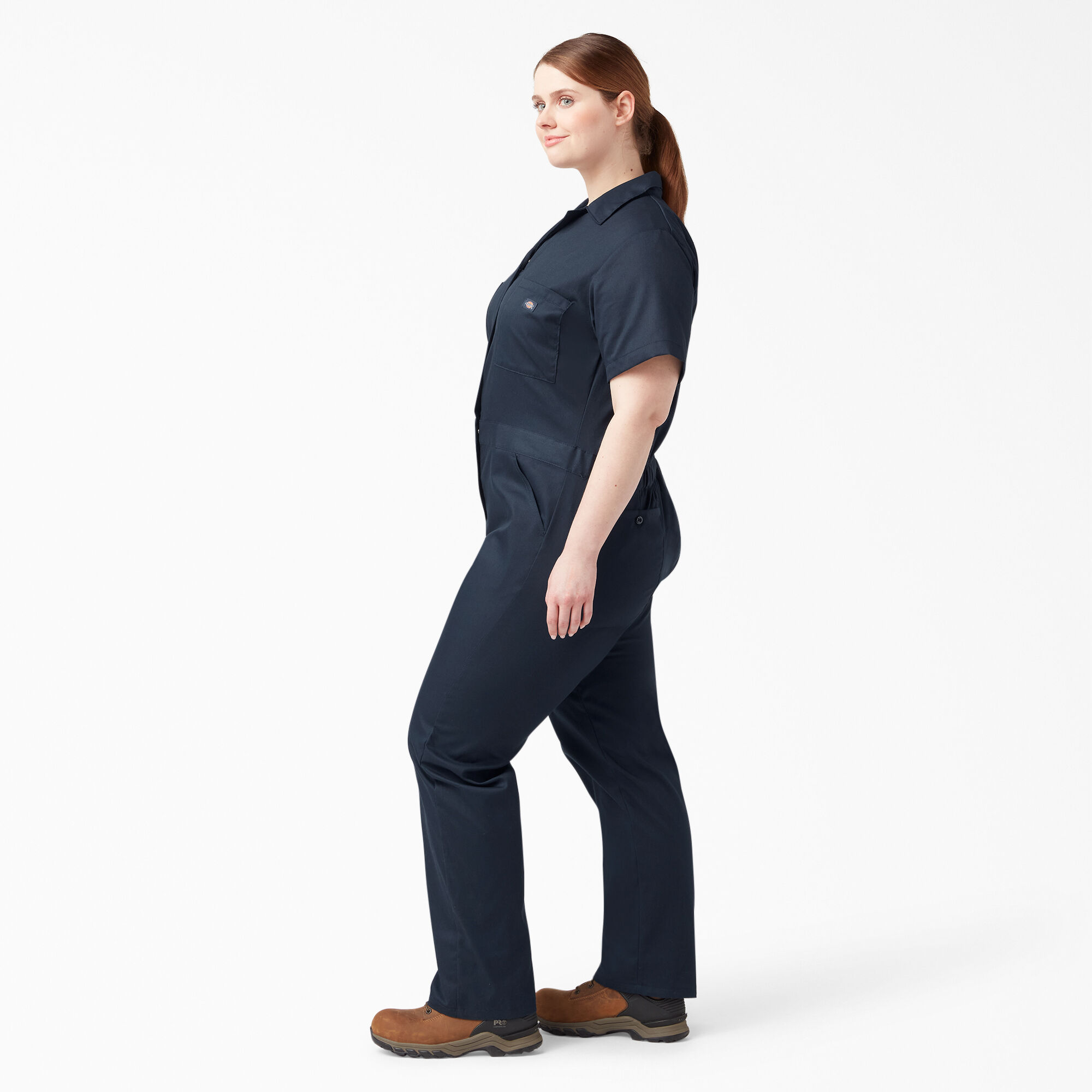 Women's Plus FLEX Cooling Temp-iQ? Short Sleeve Coveralls