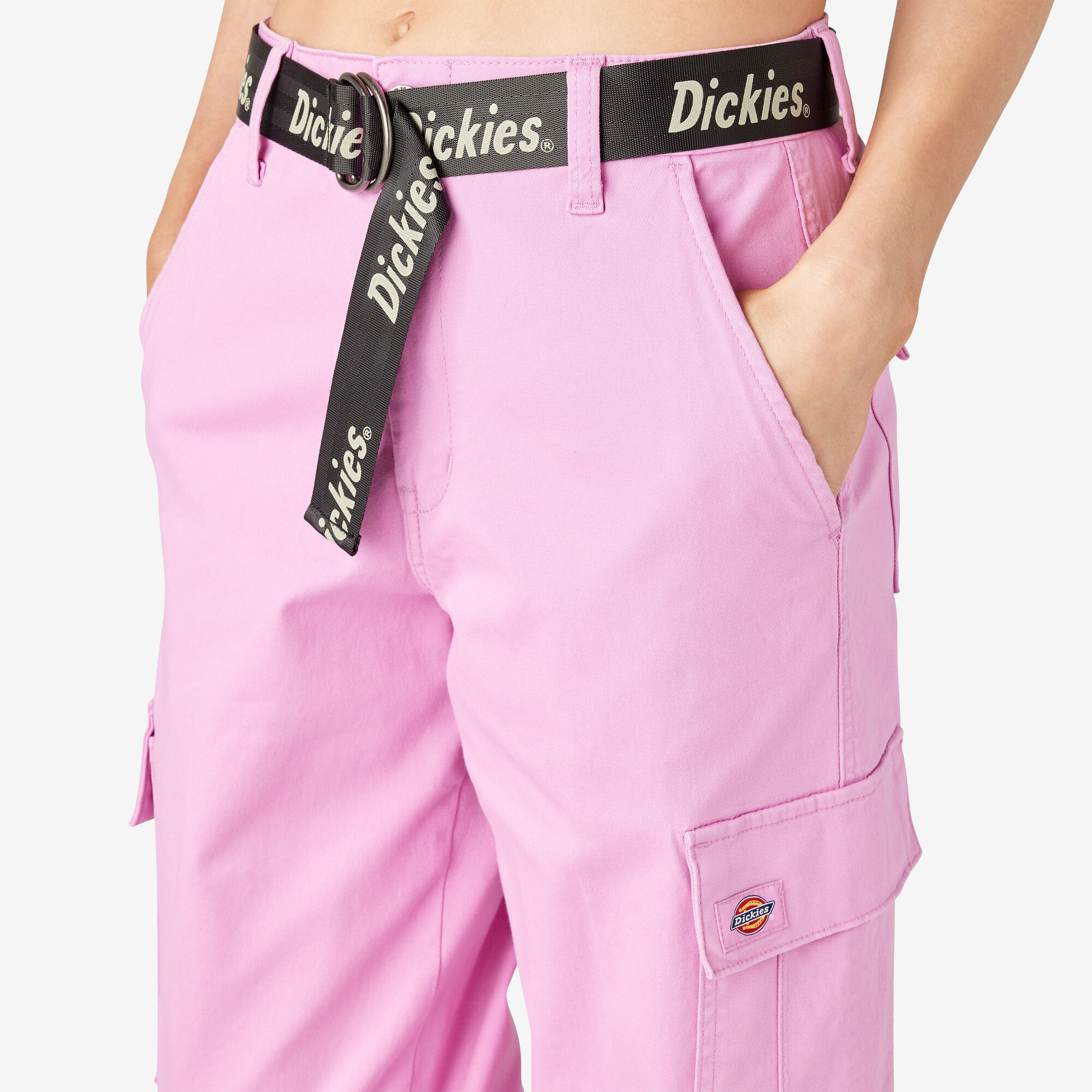 Women's Relaxed Fit Cropped Cargo Pants