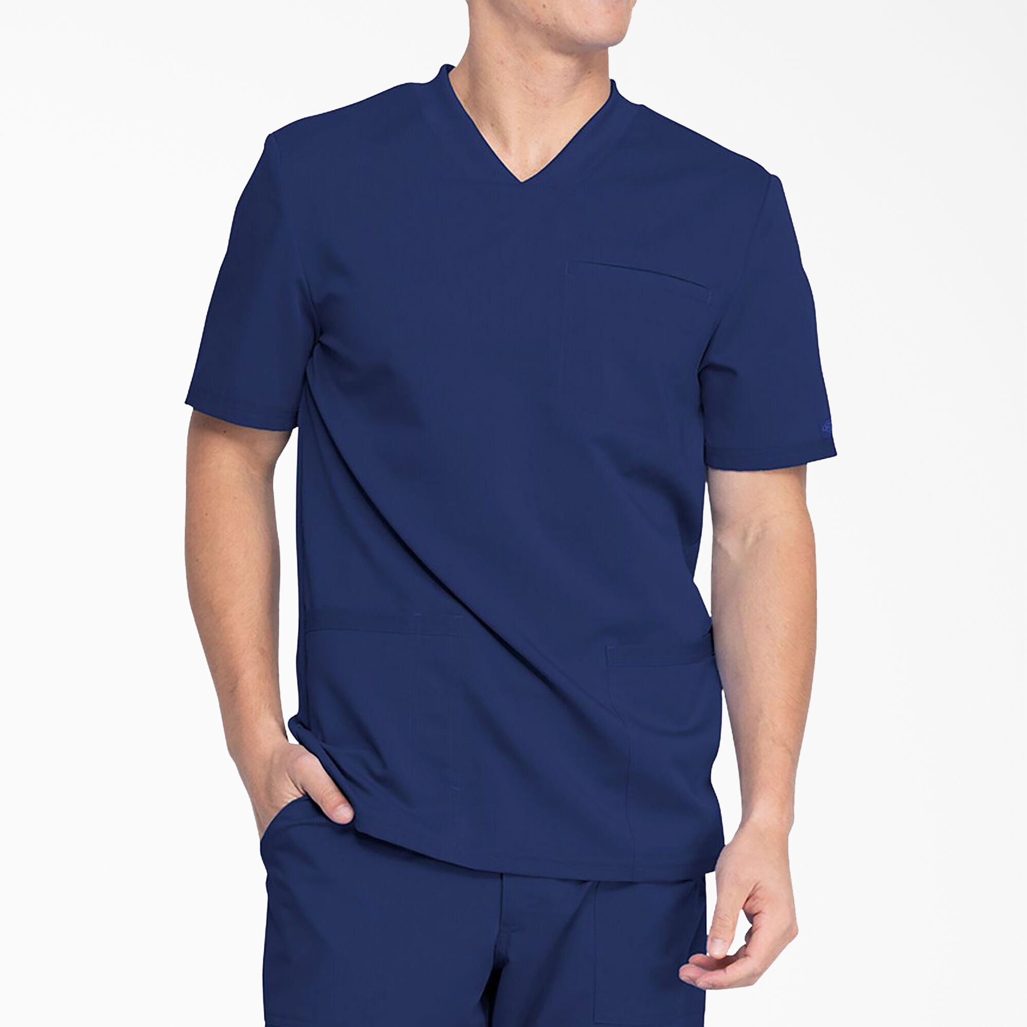 Men's Balance V-Neck Scrub Top with Patch Pockets