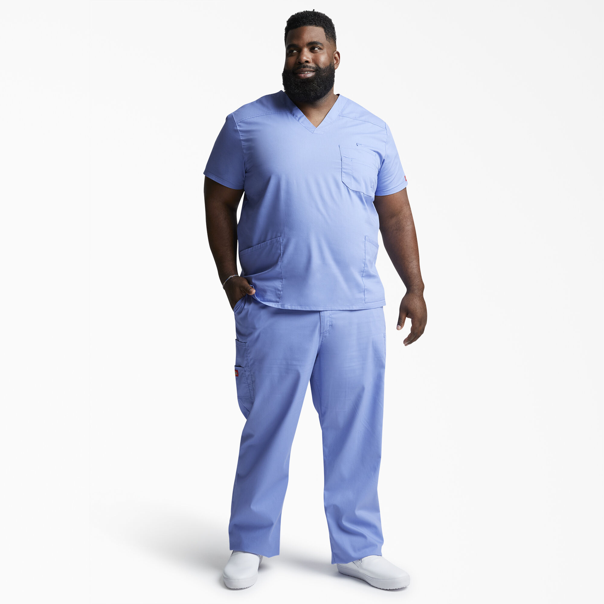 Men's EDS Signature V-Neck Scrub Top