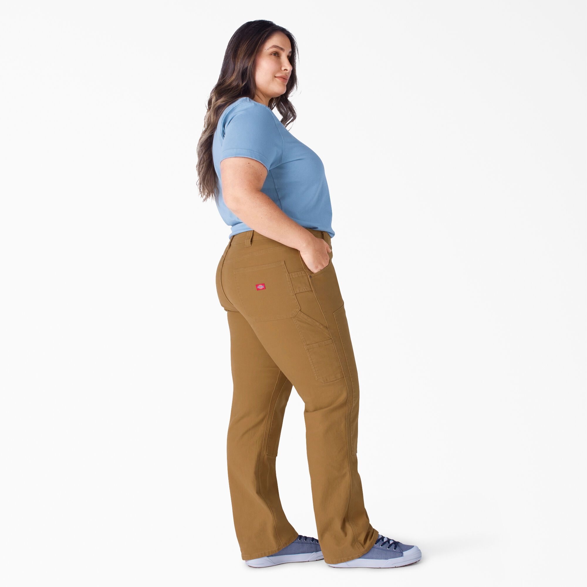 Women's Plus FLEX Relaxed Fit Duck Carpenter Pants