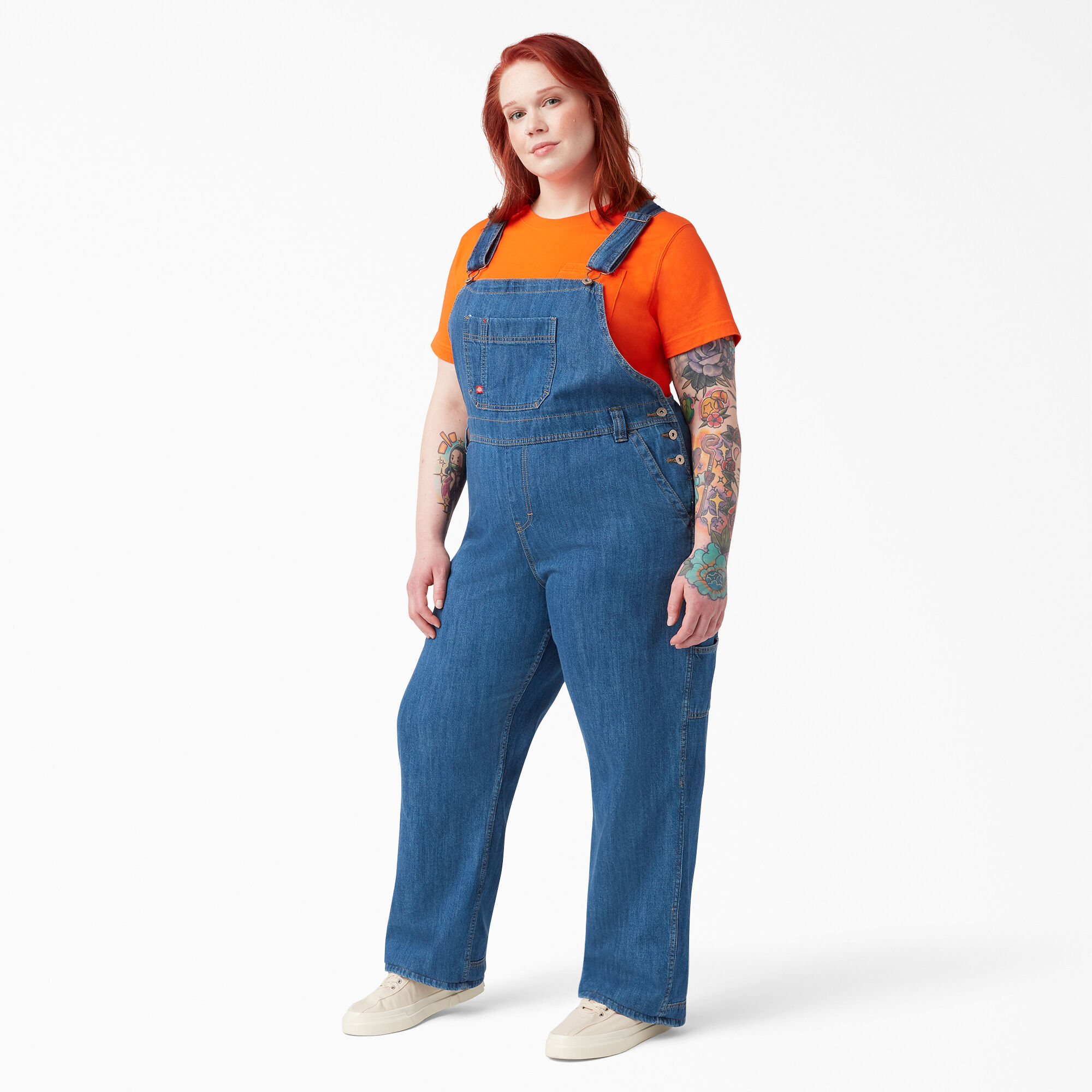 Women's Plus Relaxed Fit Bib Overalls