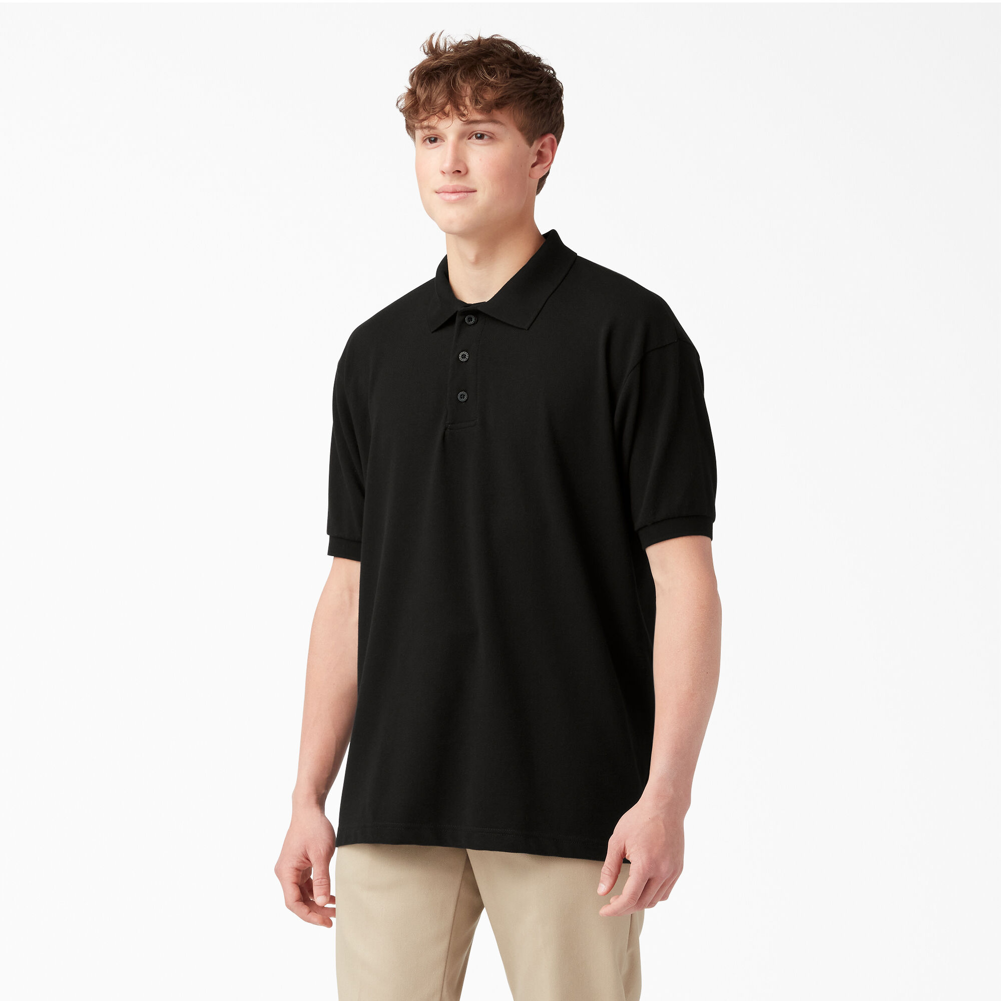 Adult Size Piqué Short Sleeve Polo