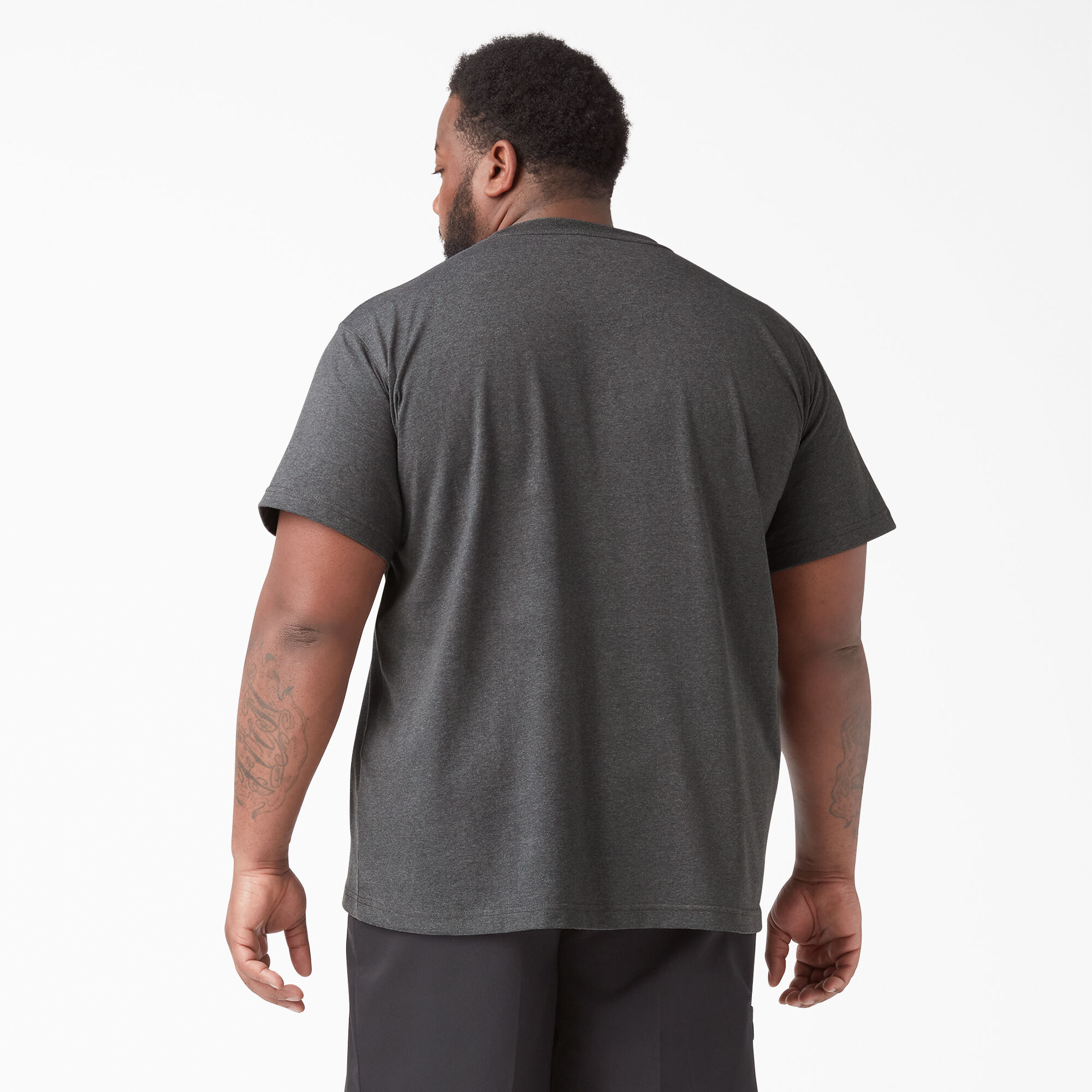 Heavyweight Heathered Short Sleeve Pocket T-Shirt