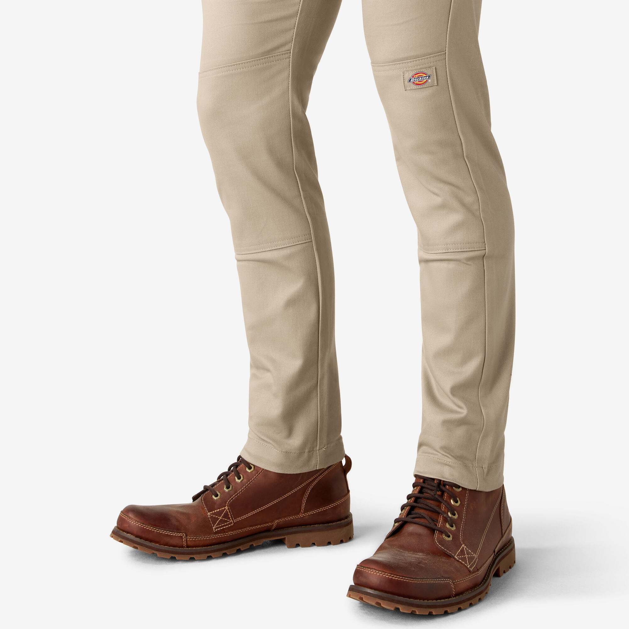 Skinny Fit Double Knee Work Pants