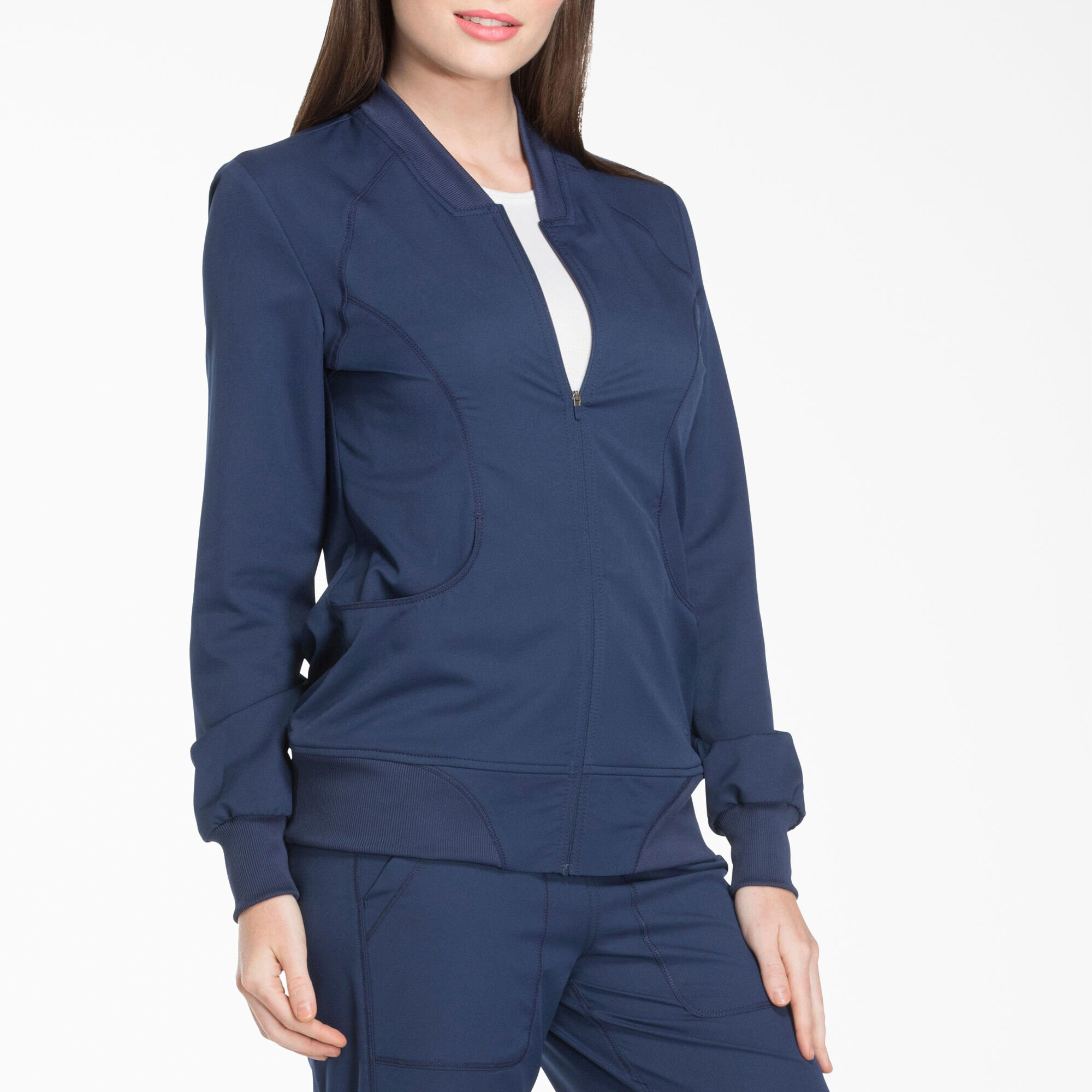 Women's Dynamix Zip Front Scrub Jacket