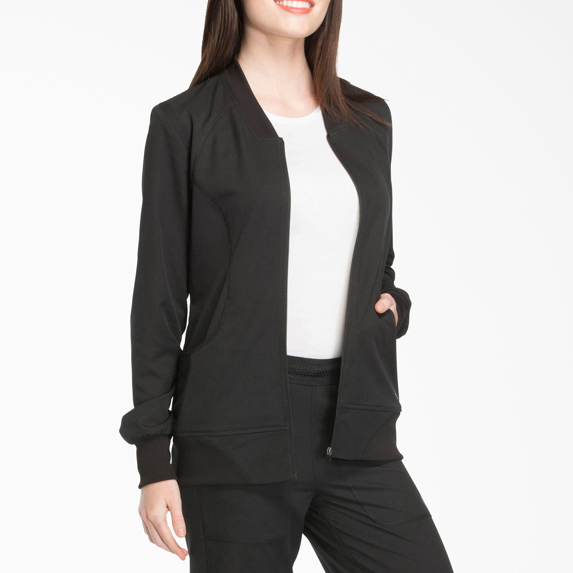 Women's Dynamix Zip Front Scrub Jacket