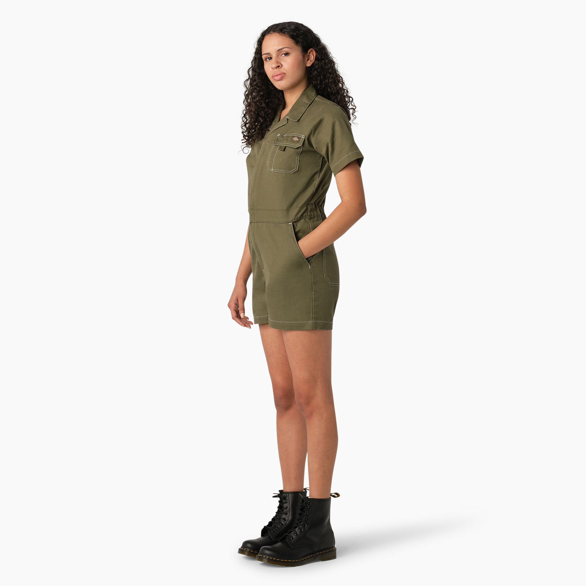 Women's Regular Fit Ripstop Shortalls