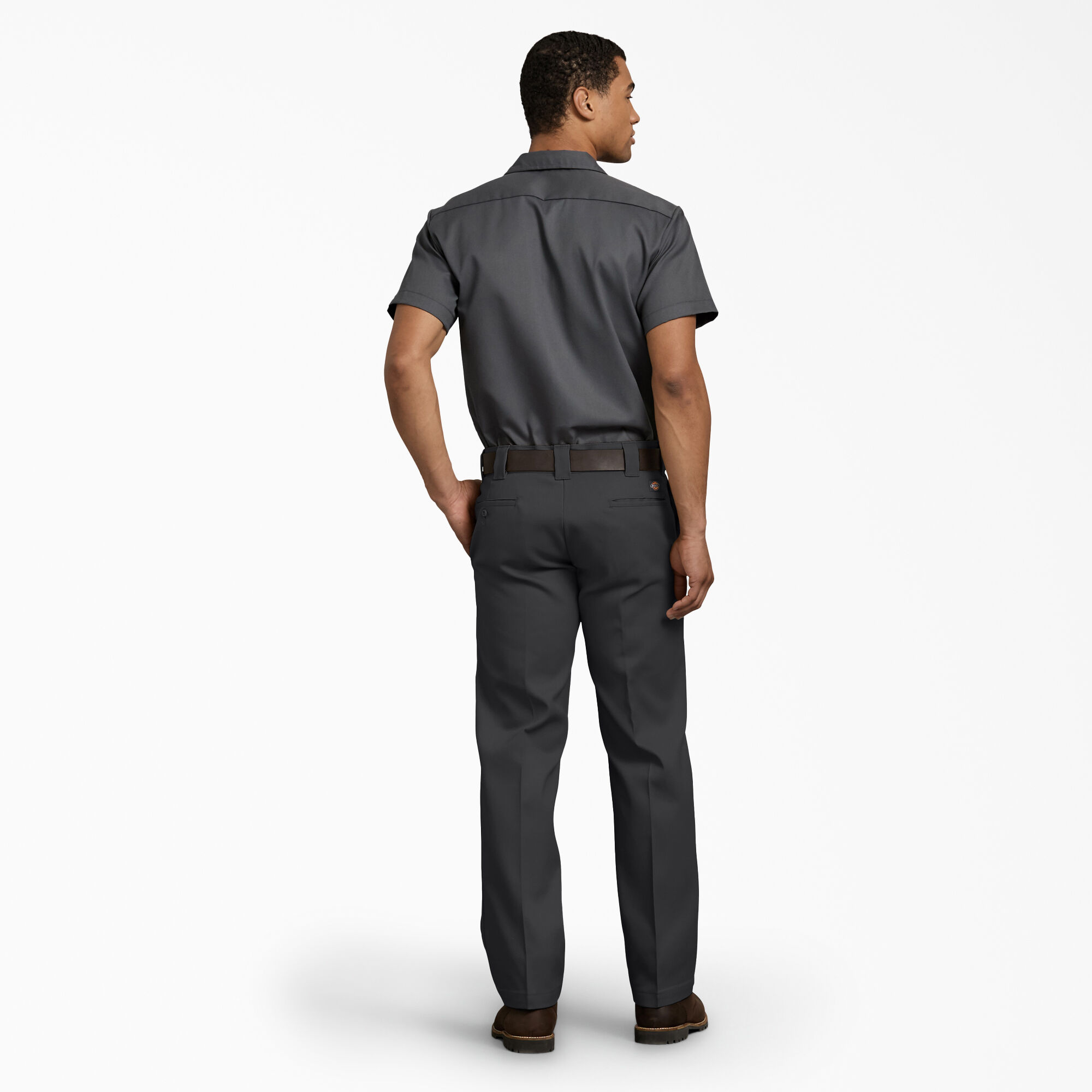Slim Fit Straight Leg Work Pants