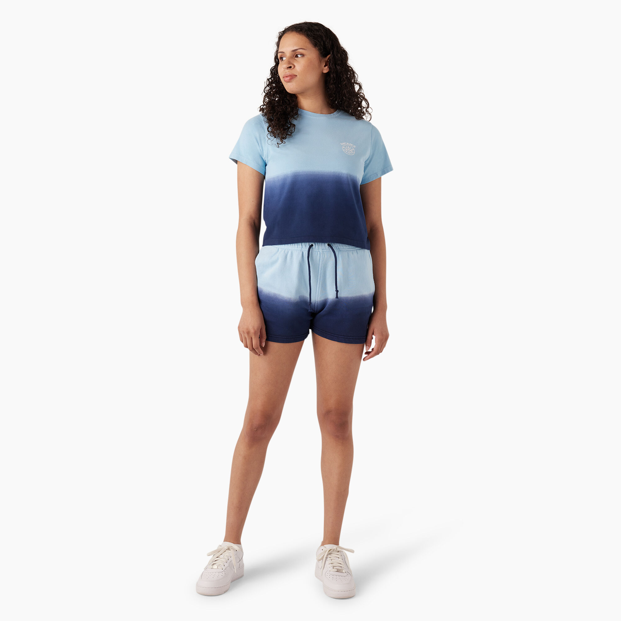Women's Ombre Cropped T-Shirt