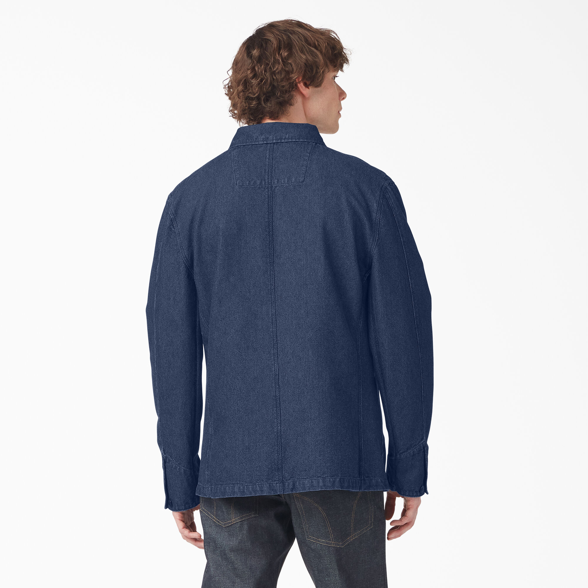 Dickies 1922 Indigo Chore Coat, Rinsed Indigo Blue
