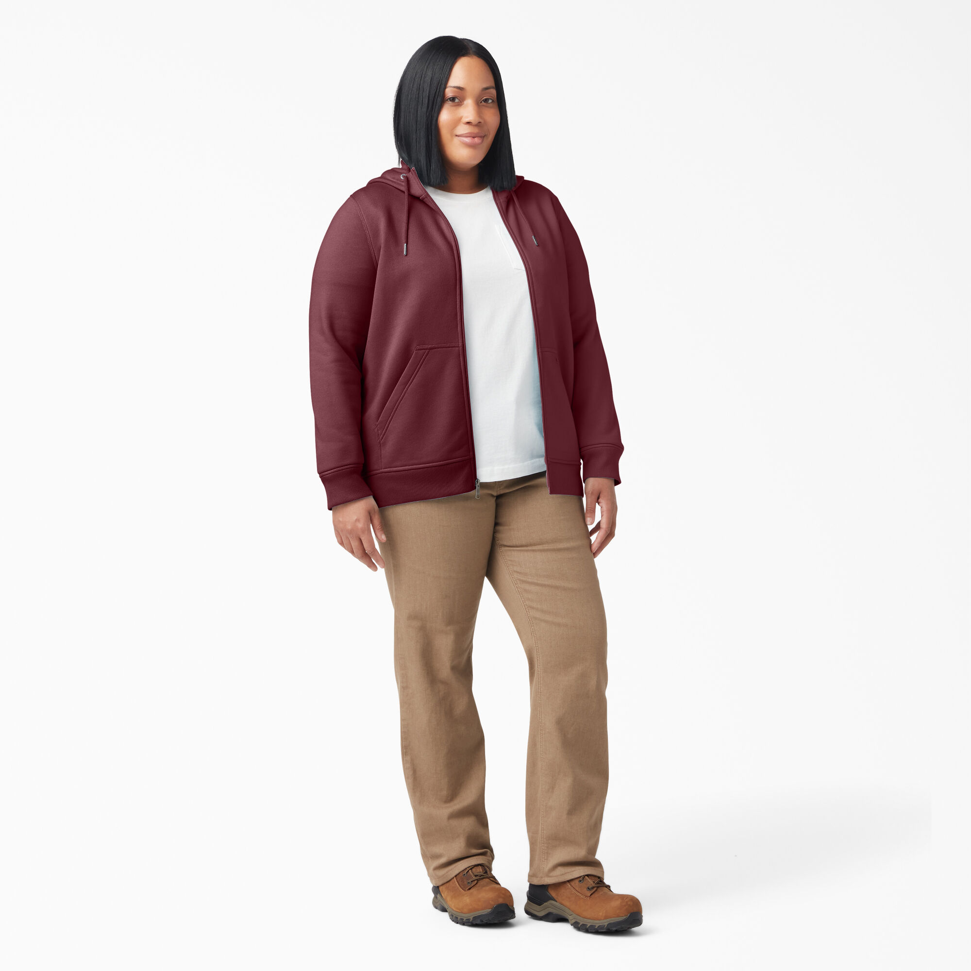 Women's Plus Heavyweight Full-Zip Hoodie