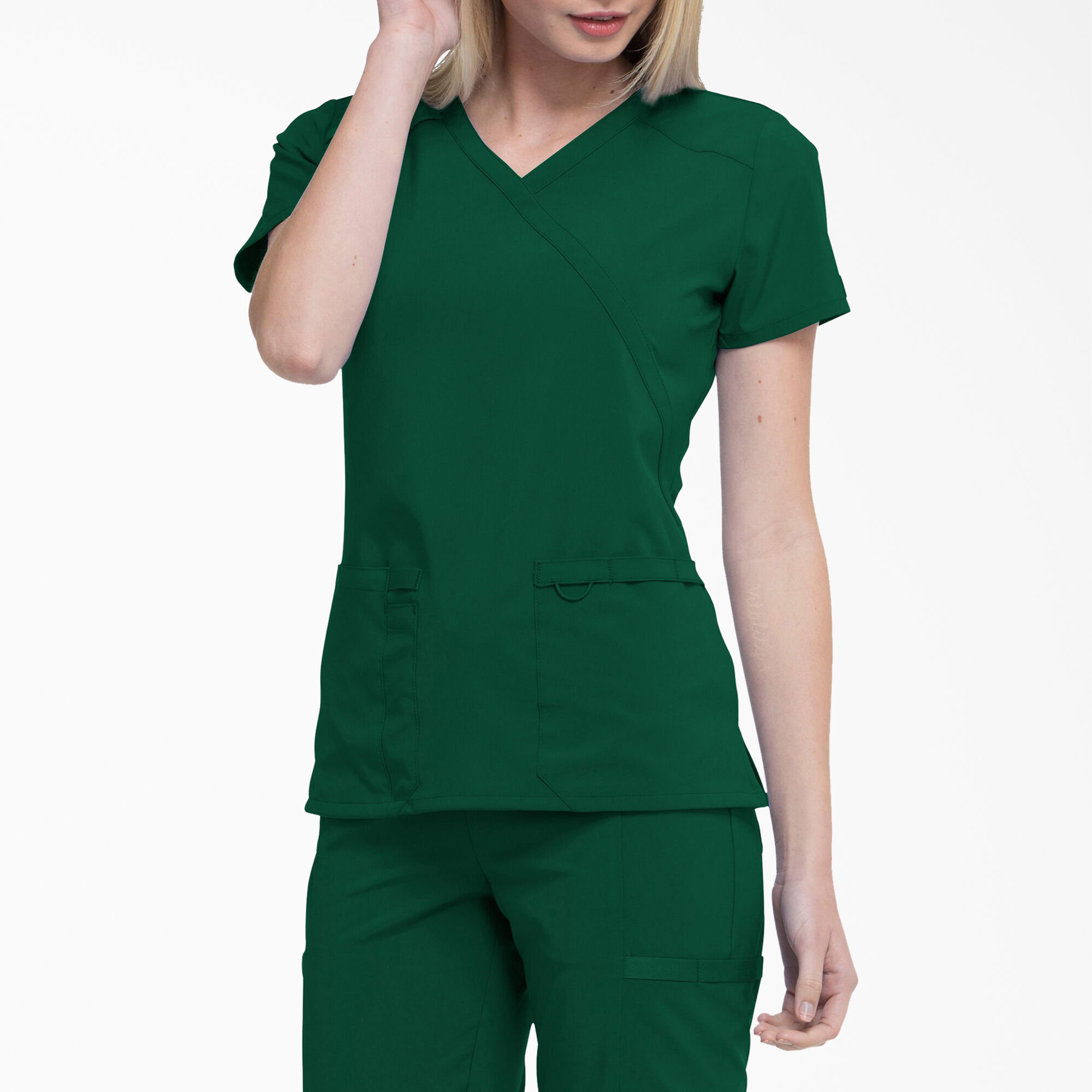 Women's EDS Essentials Mock Wrap Scrub Top