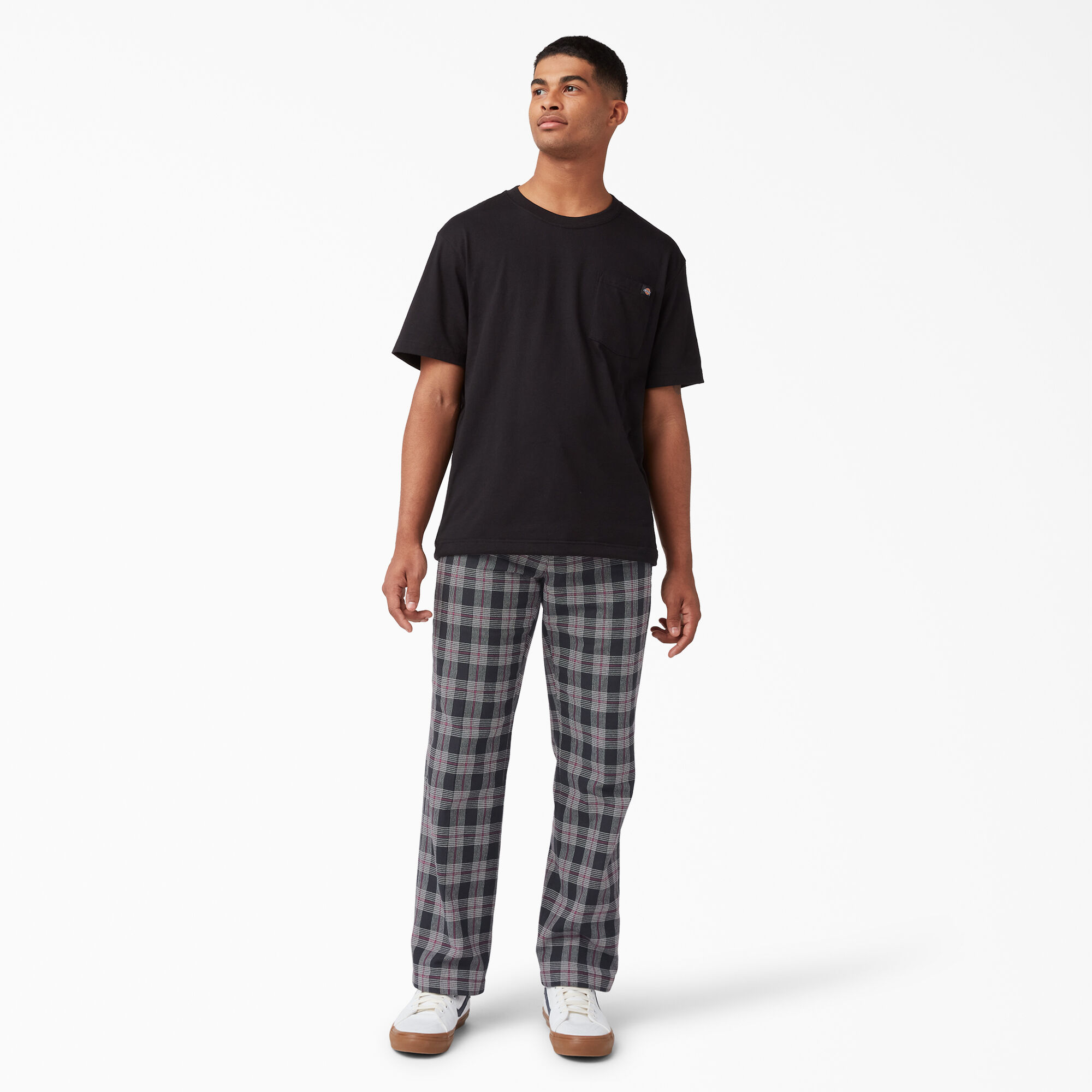 Regular Fit Plaid Pants